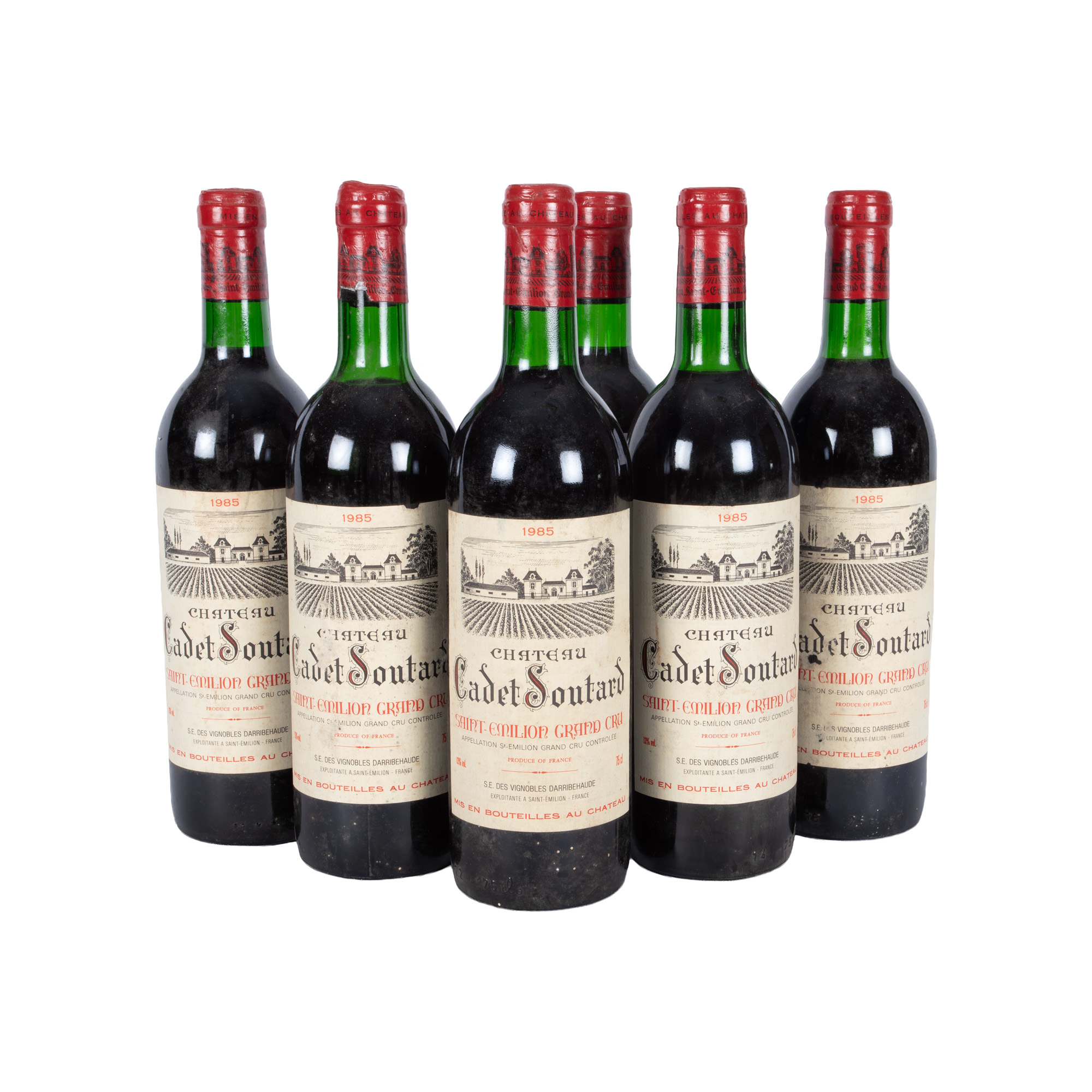 Château Cadet Soutard, Saint-Émilion Grand Cru, 1985, 6st x 0.75l