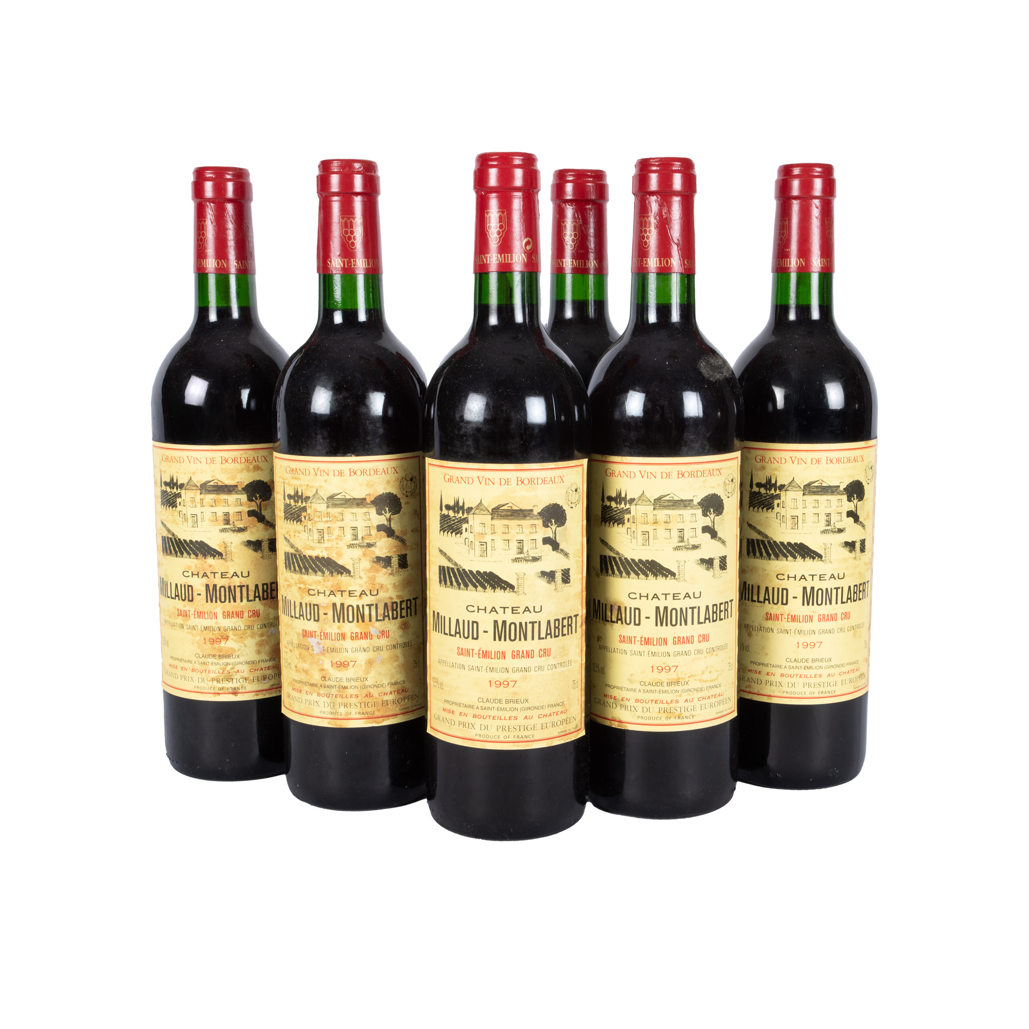 Château Millaud-Montlabert, Saint-Émilion Grand Cru, 1997, 6st x 0,75l