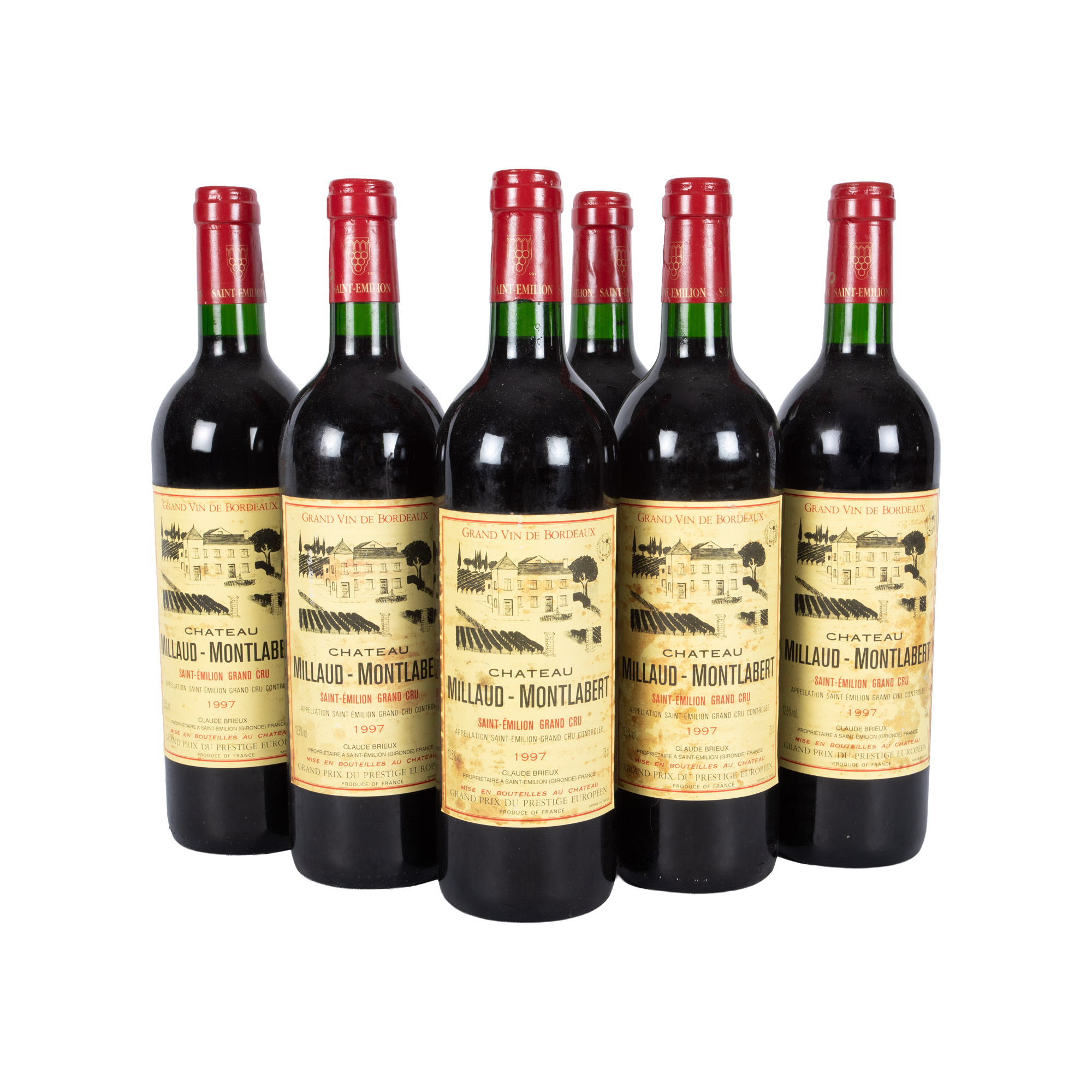Château Millaud-Montlabert, Saint-Émilion Grand Cru, 1997, 6st x 0,75l