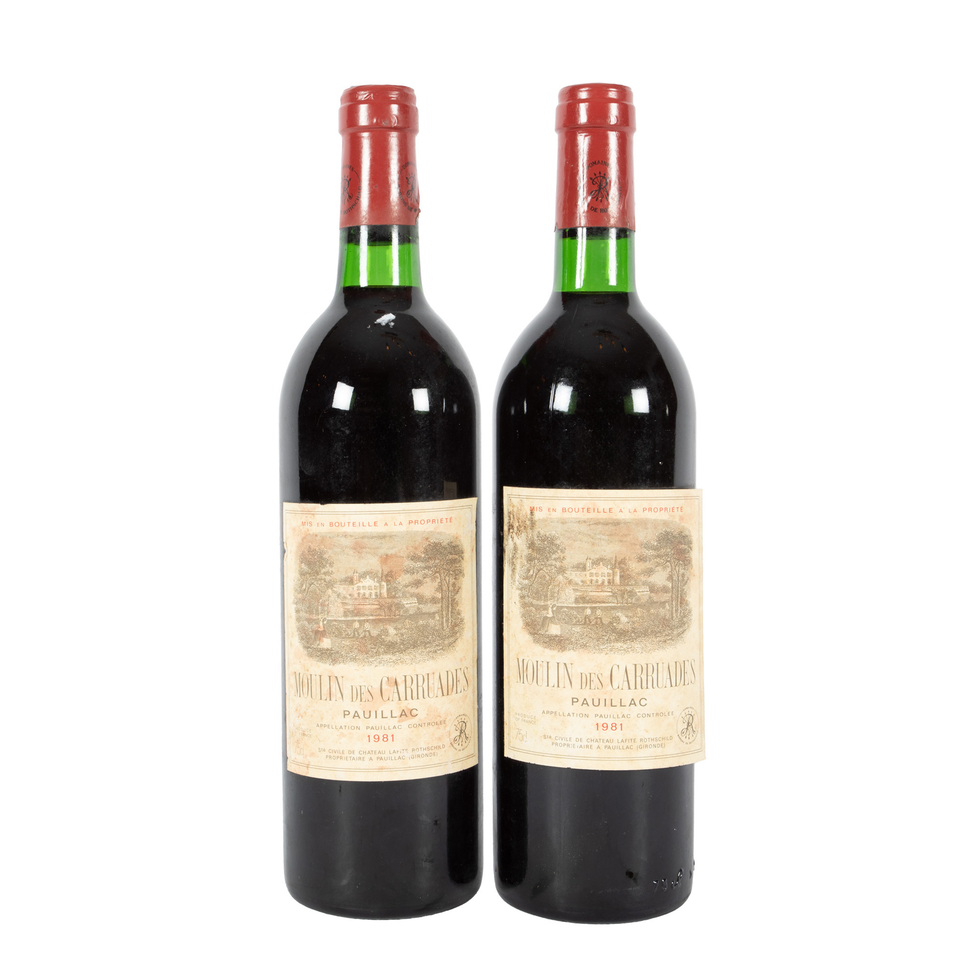 Moulin des Carruades, Pauillac, 1981, 2st x 0.75l