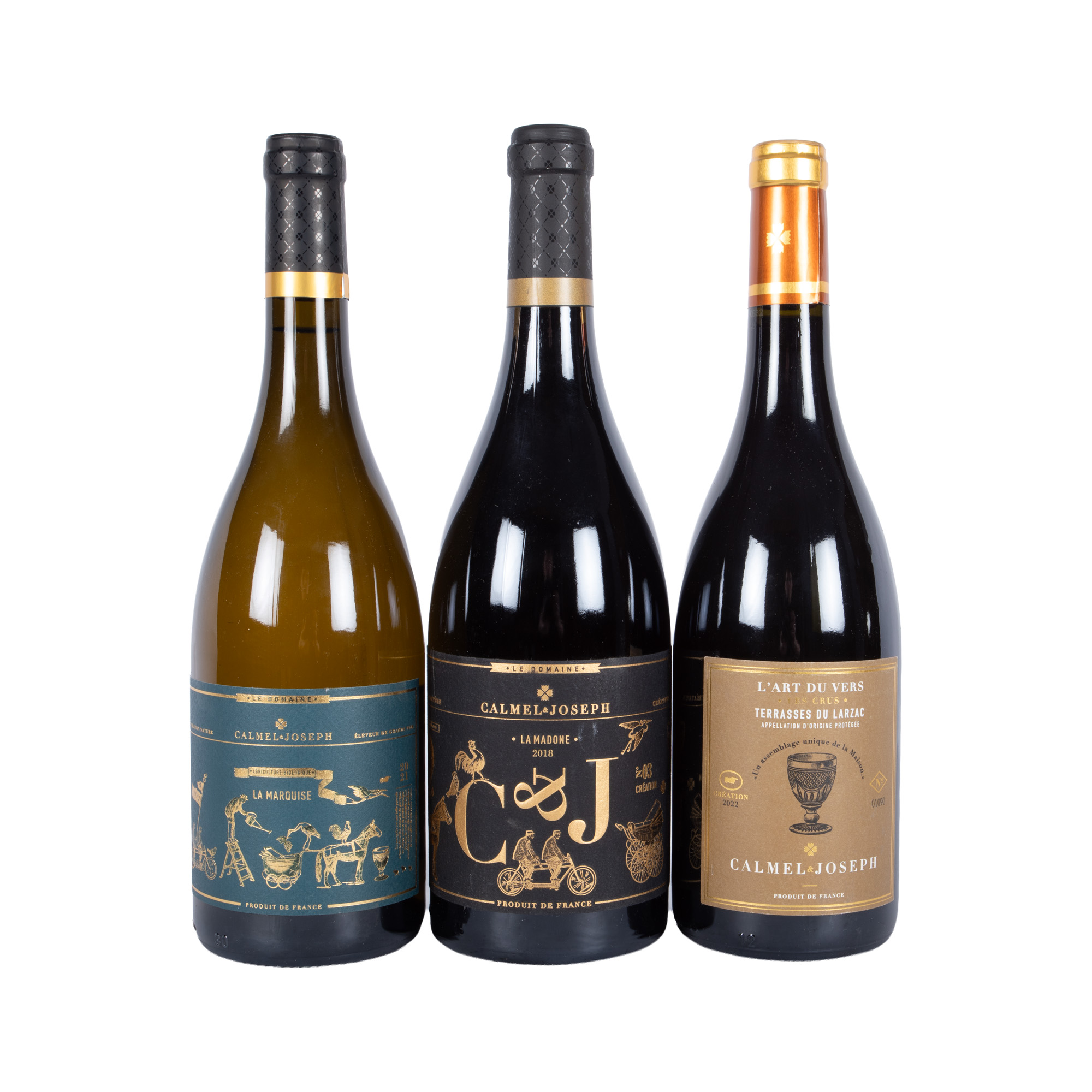 Calmel Joseph Wine Lot, 3st x 0.75l