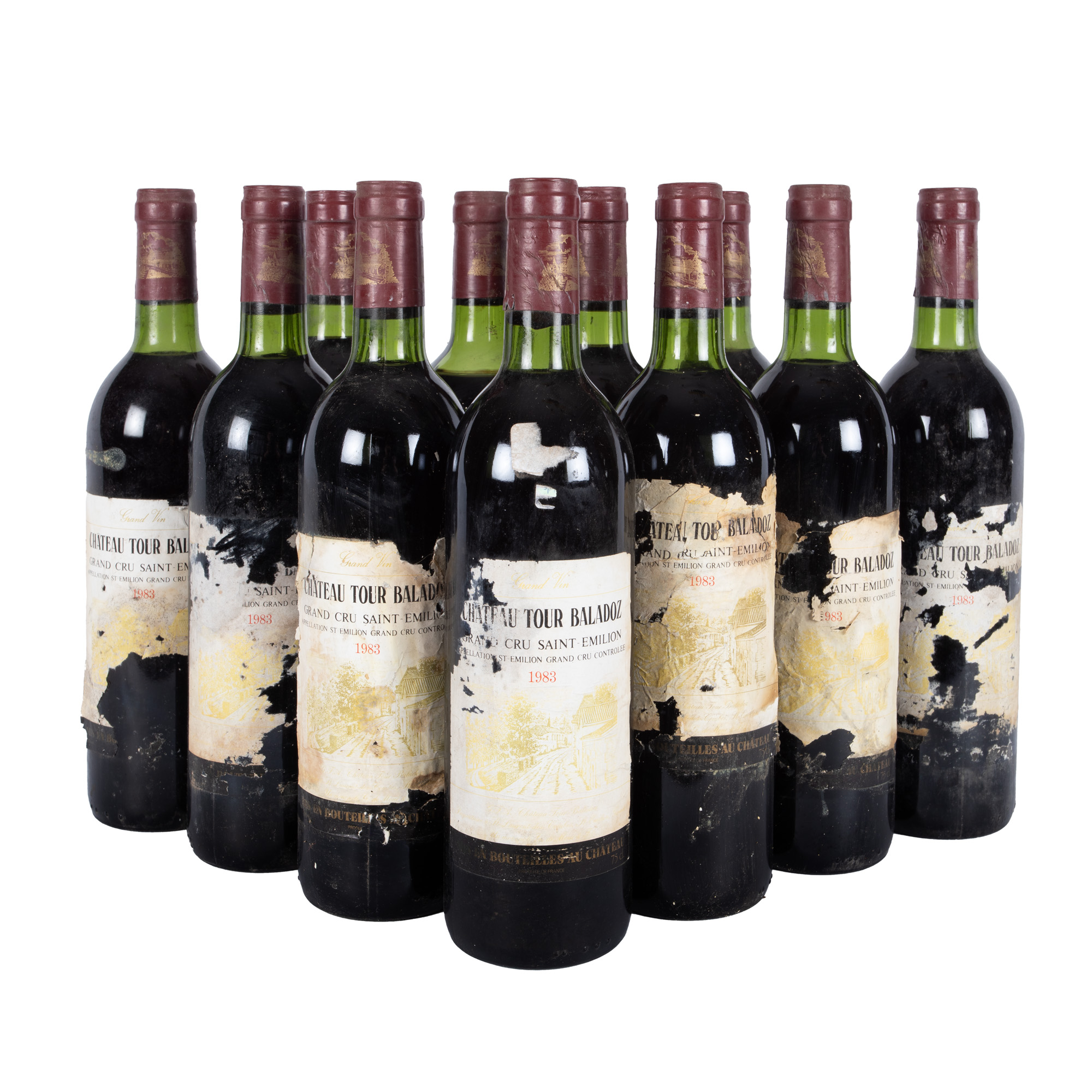 Château Tour Baladoz, Saint-Émilion Grand Cru, 1983, 11st x 0.75l