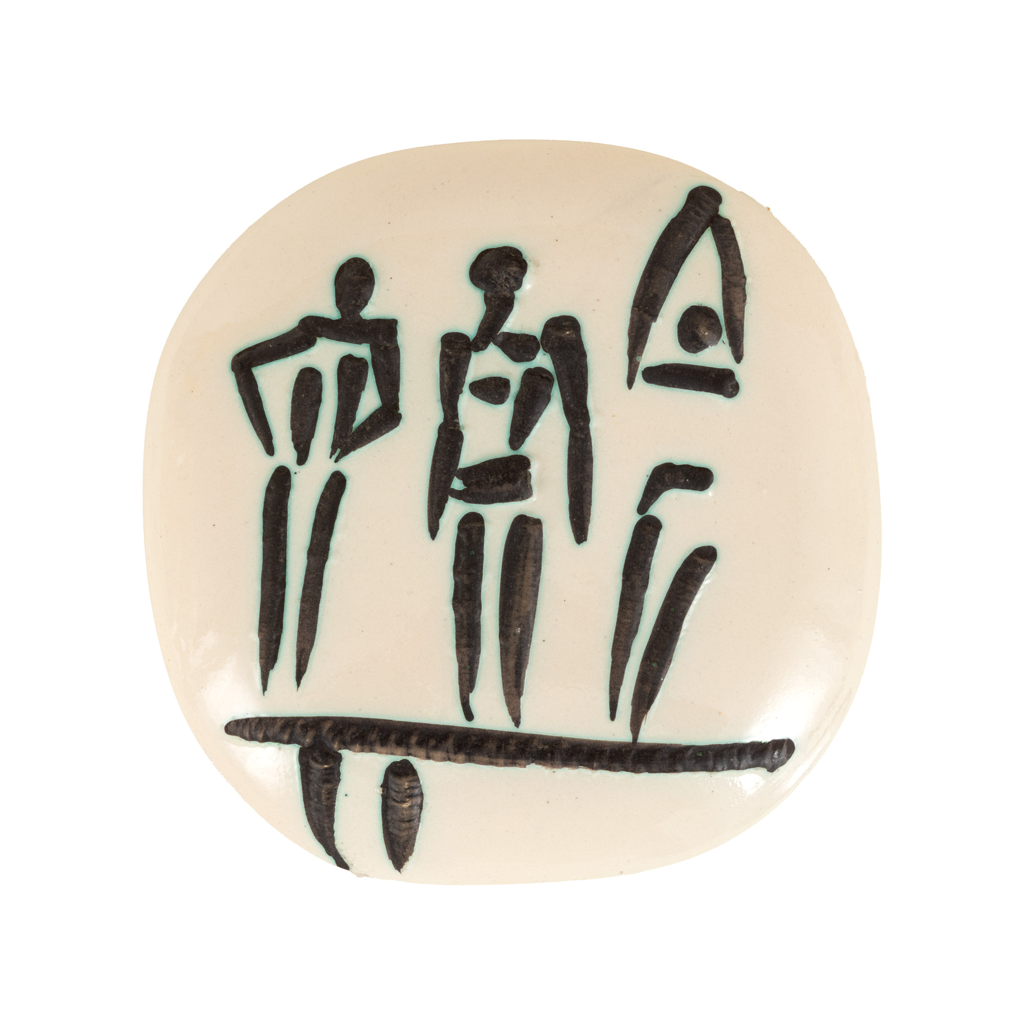 Trois Personnages Sur Tremplin (Trei oameni pe trambulină)