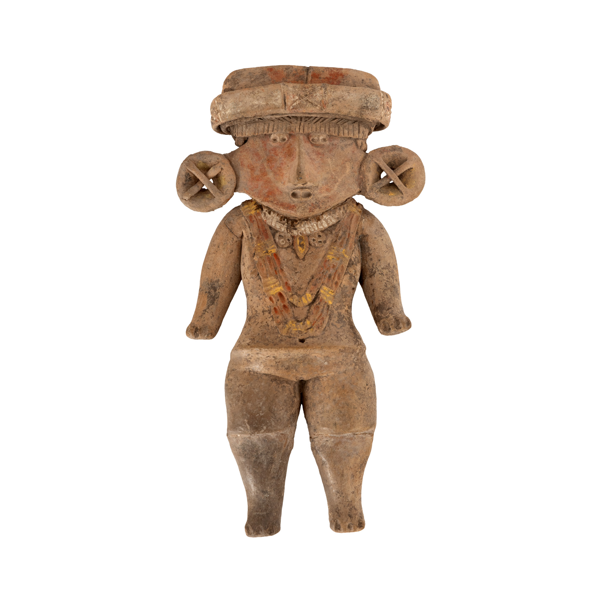 Statuetă precolumbiană antropomorfă, cultura Michoacan, cca. 300-100 î.e.n.