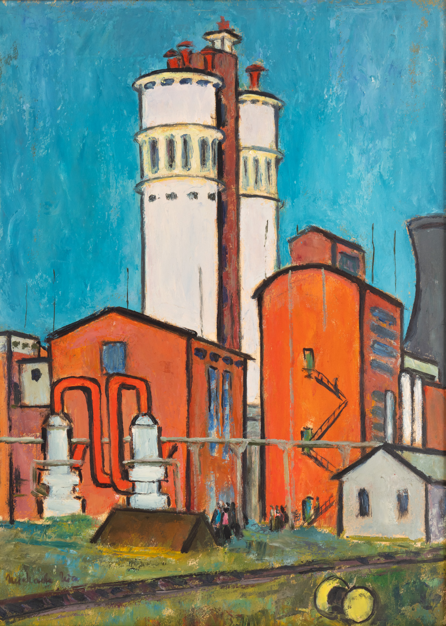 În fabrică