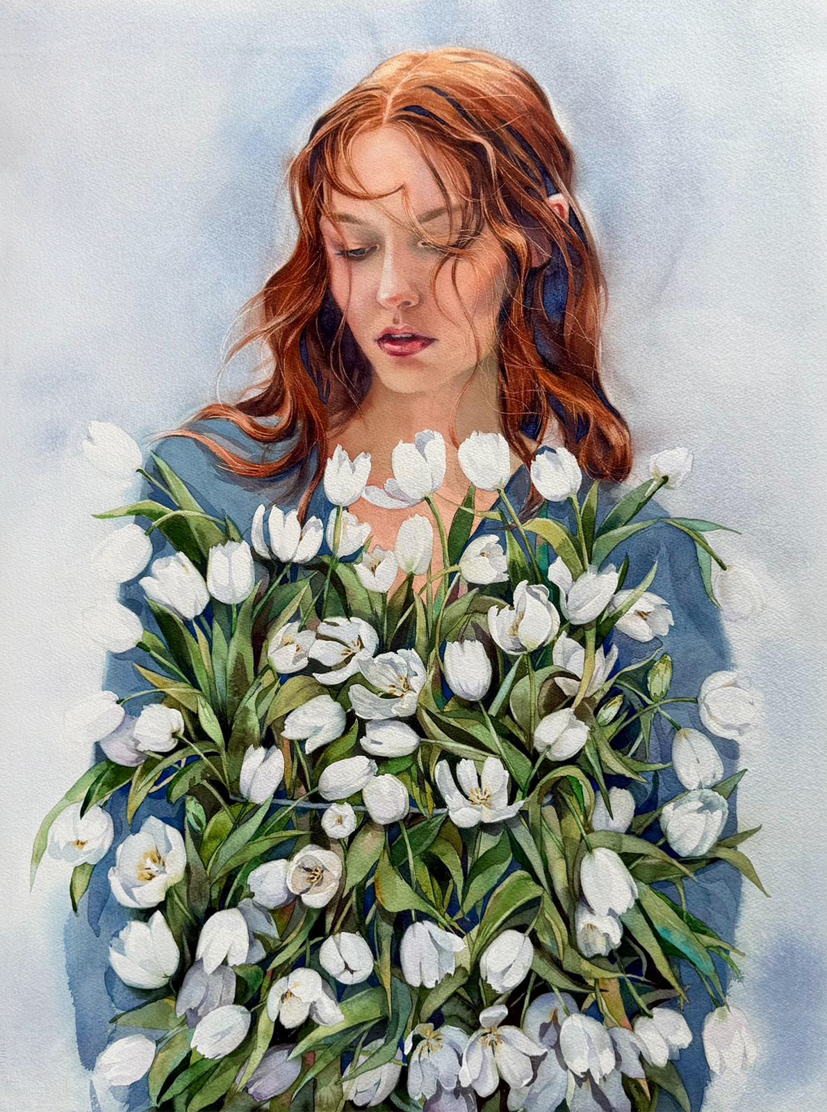 White Tulips