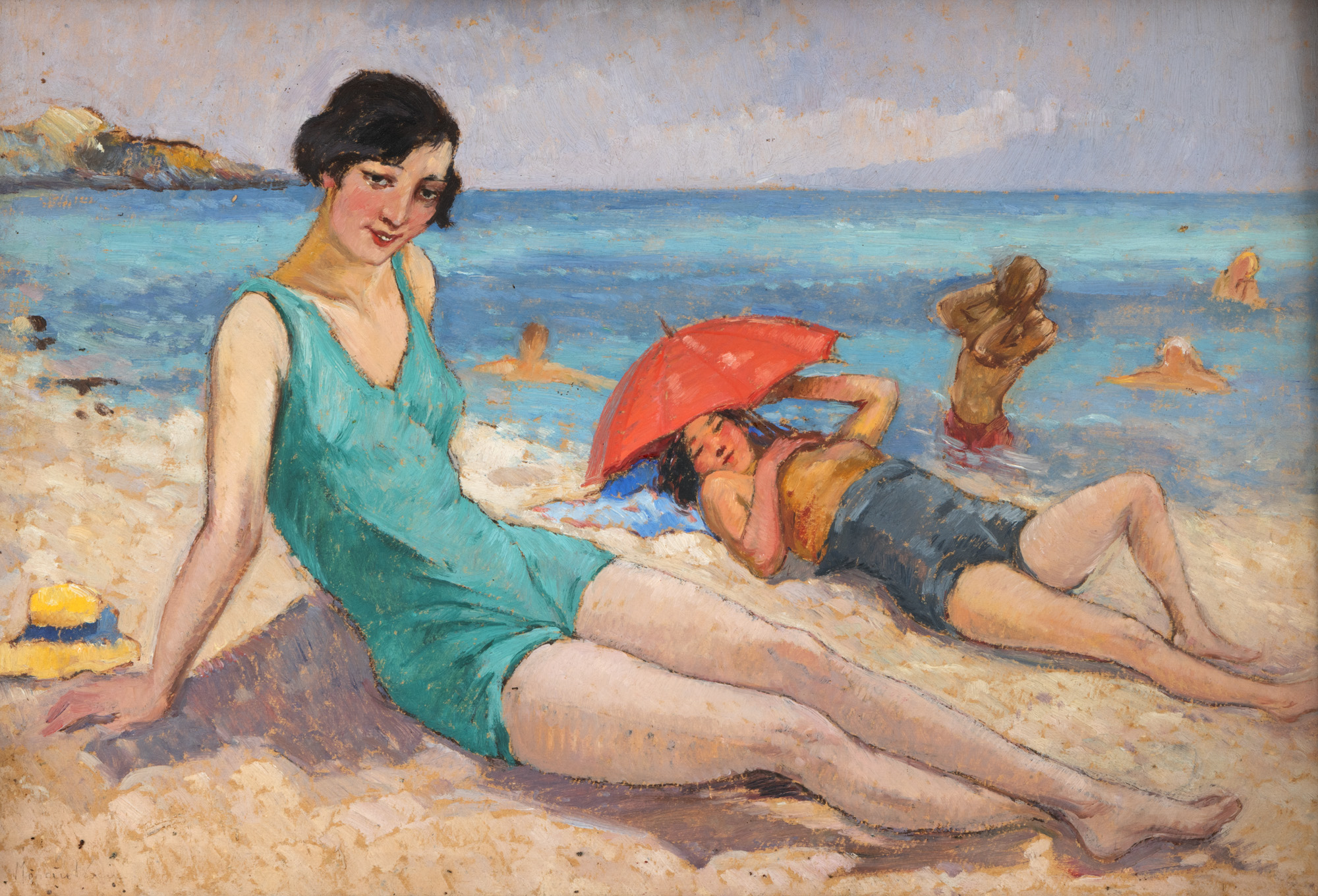 La plajă