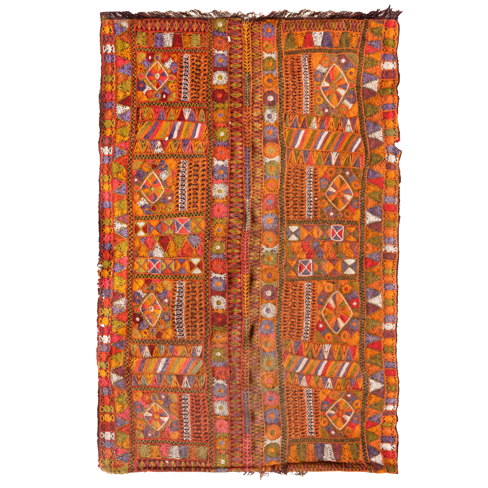 Izar-as-Samawa (pătură de nuntă), din lână, Irak, cca. 1930-1960, piesă rară