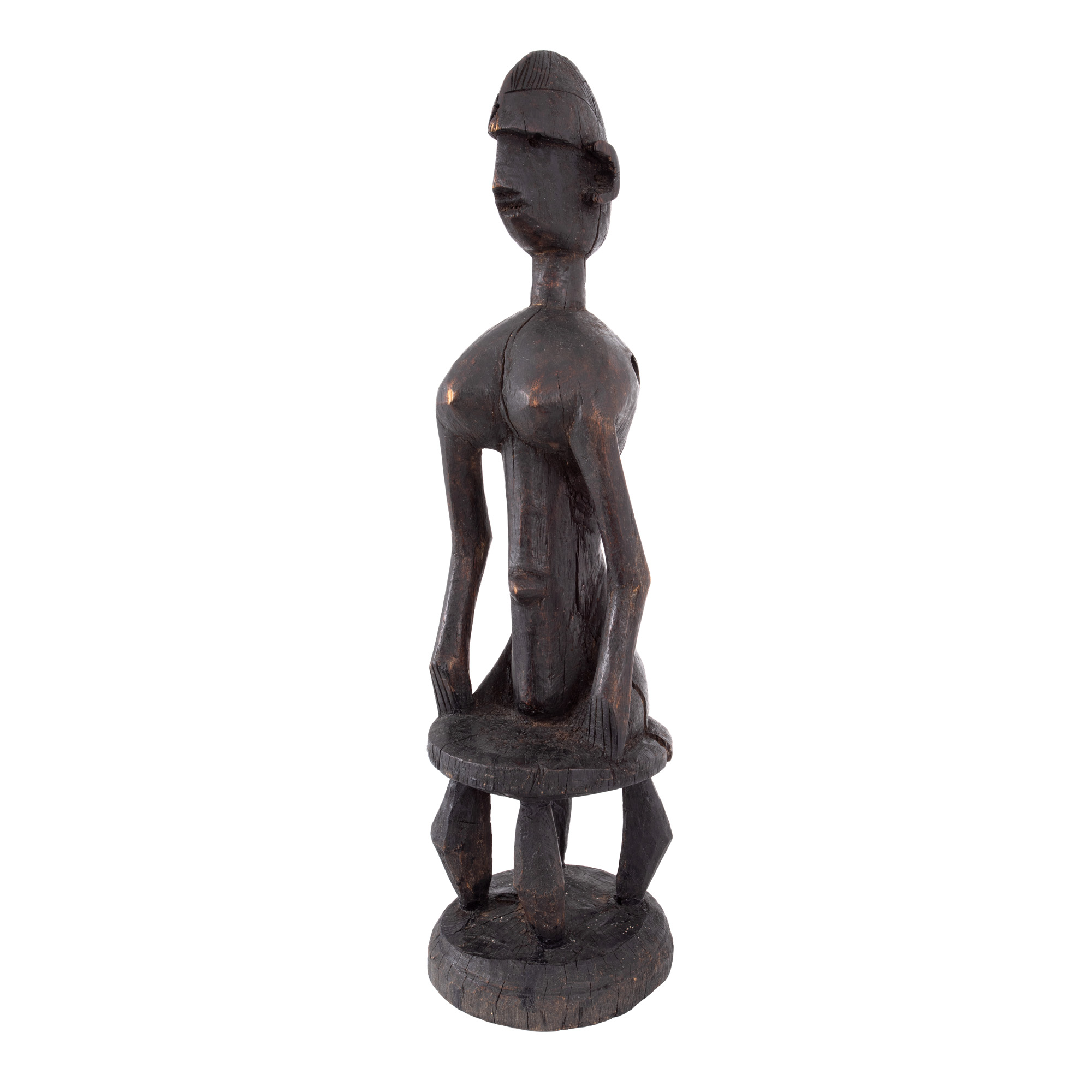 Statuetă africană Senufo, Congo, prima jumătate a sec. XX