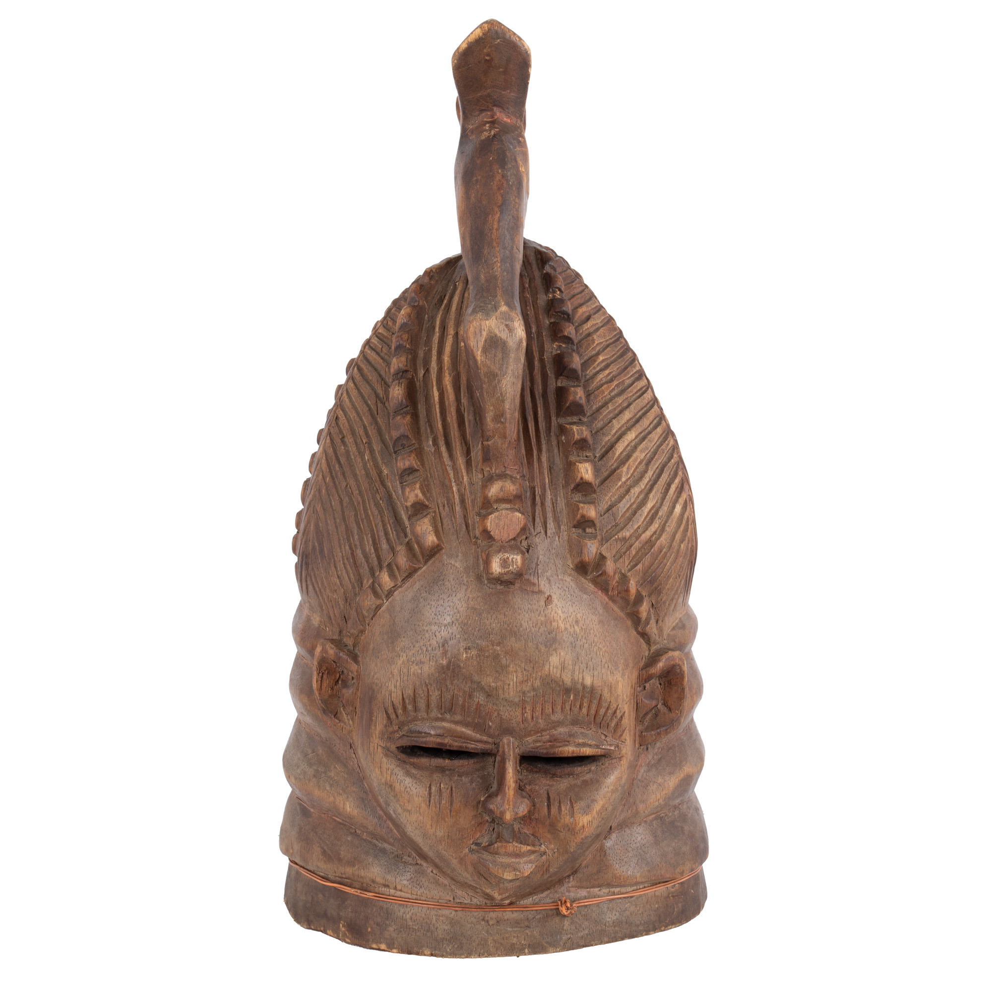 Statuetă africană Sowei (tip cască), Sierra Leone, mijlocul sec. XX