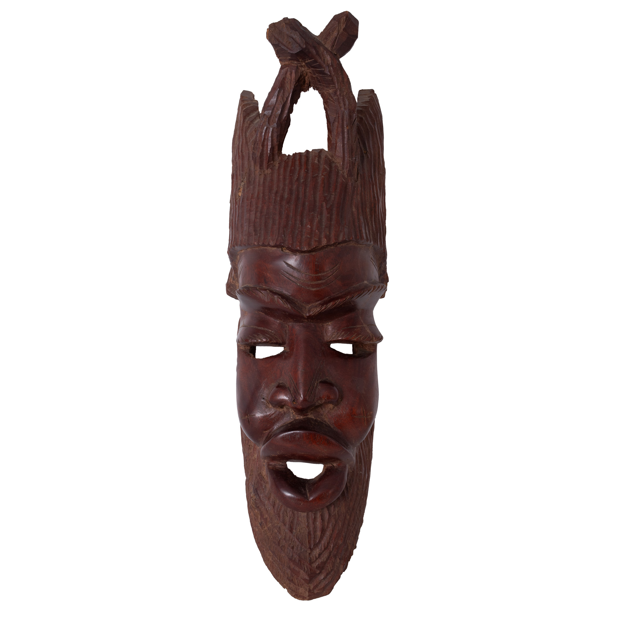 Mască africană din lemn exotic, Africa de Vest