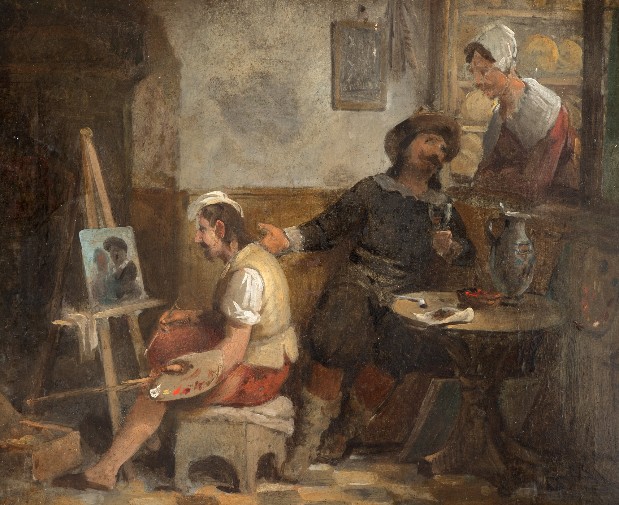 În atelierul artistului