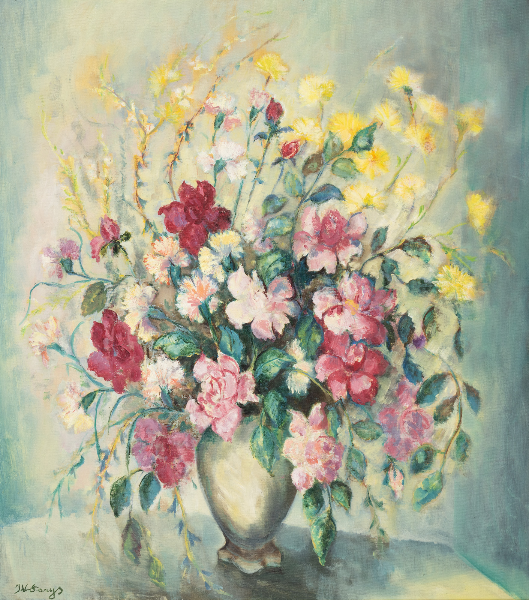 Summer Flowers Vase
