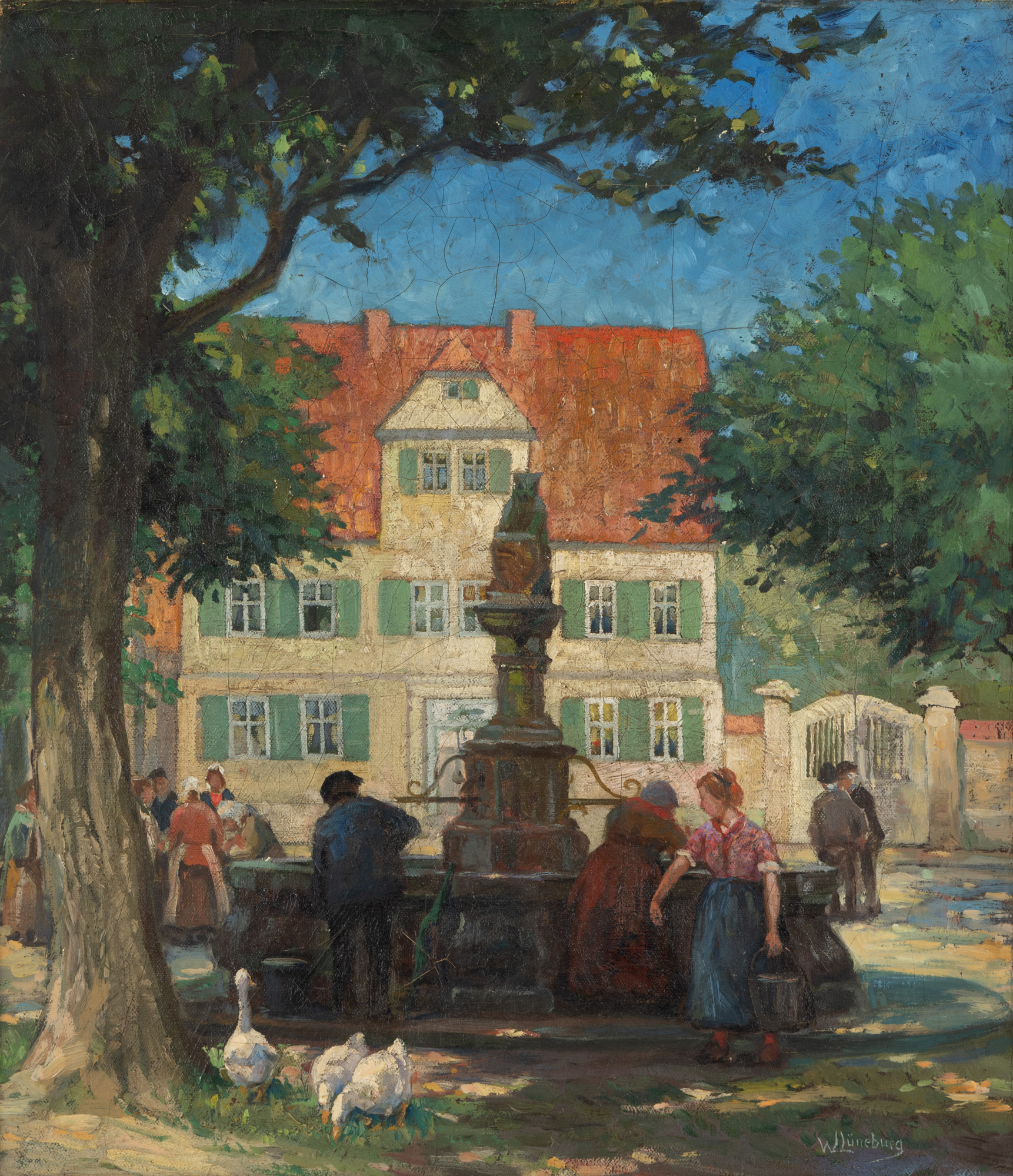 At the Fountain