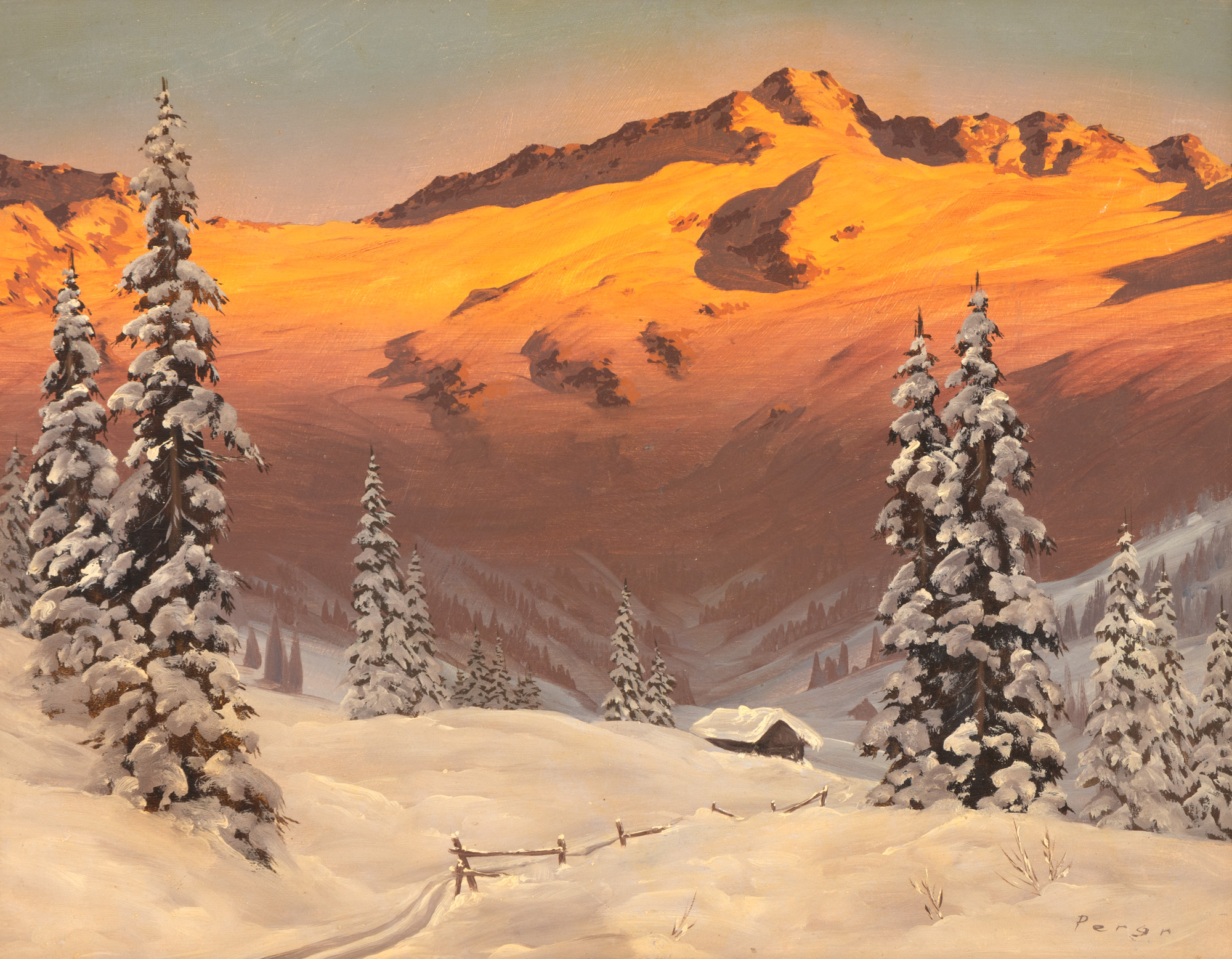 Winter Morning (after Alois Arnegger)