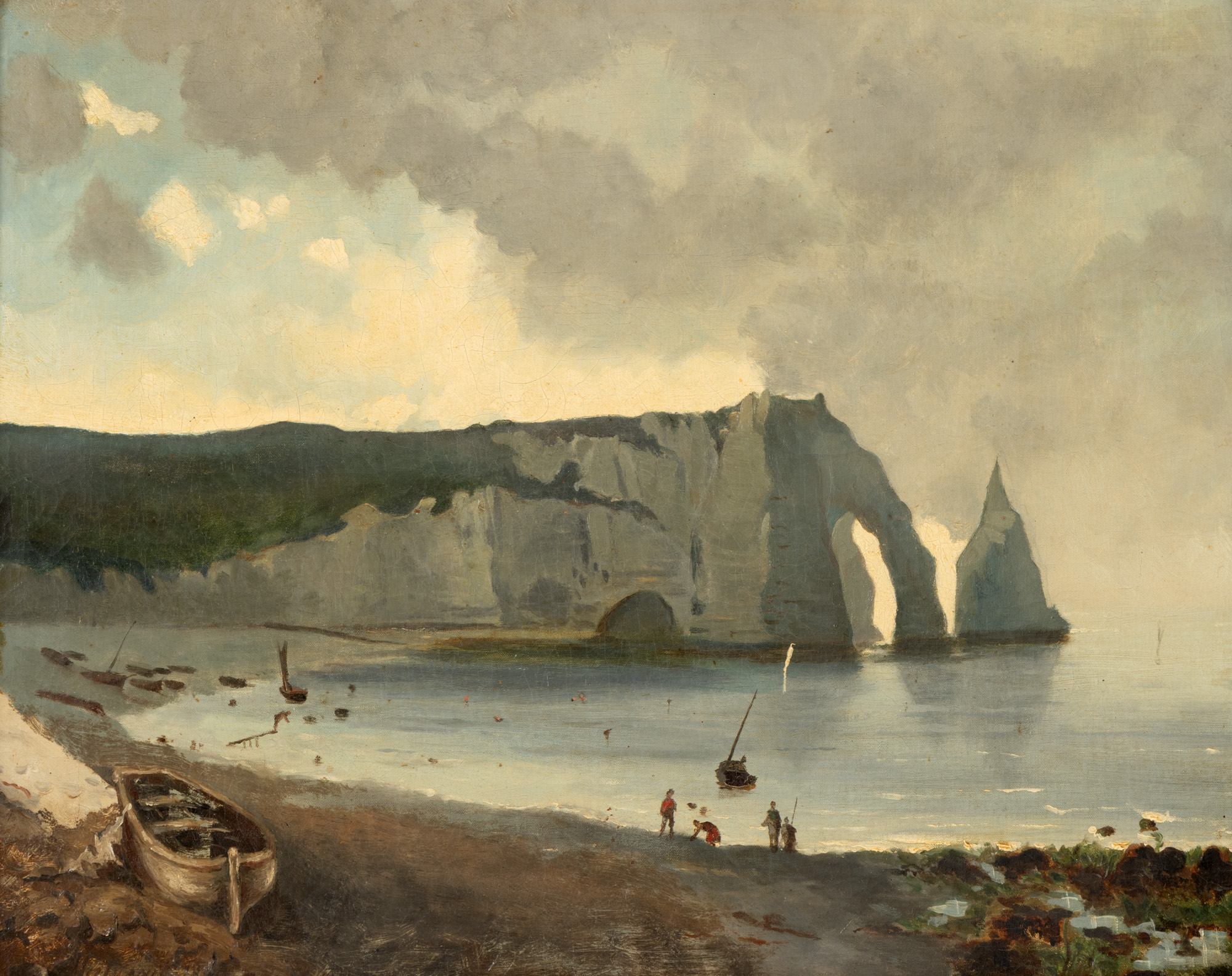 Marină la Étretat