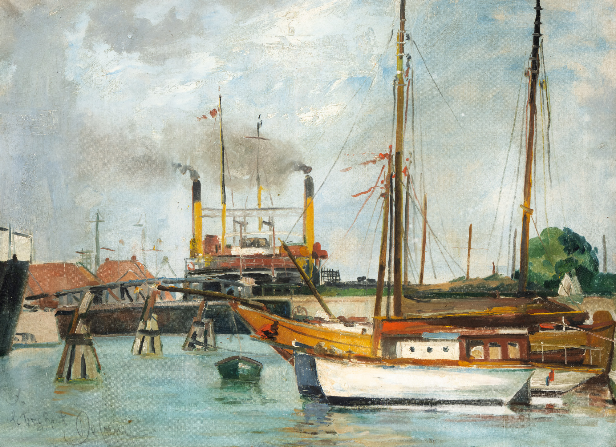 În port