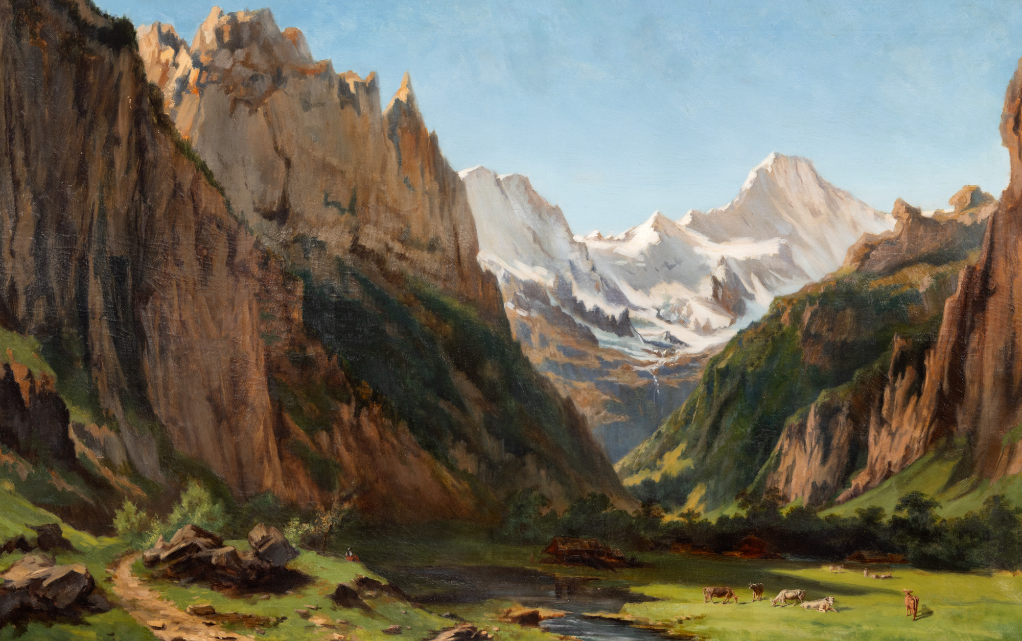 View towards the Alps