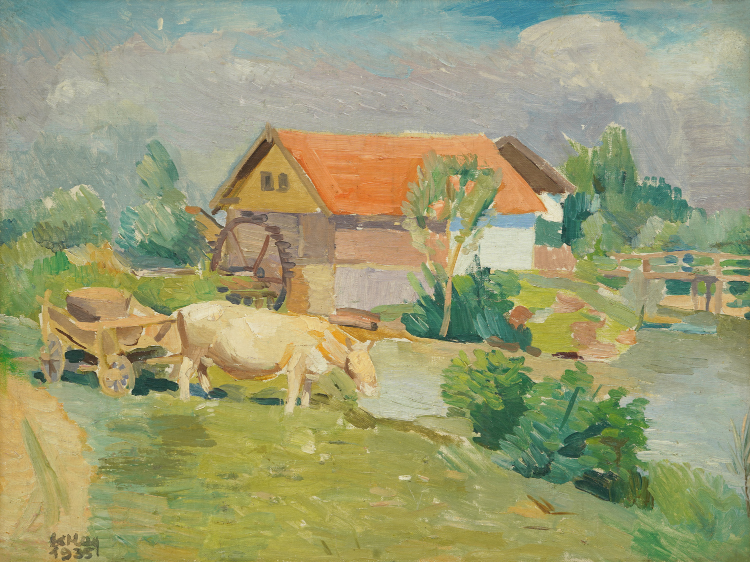 Krajolik s mlinom