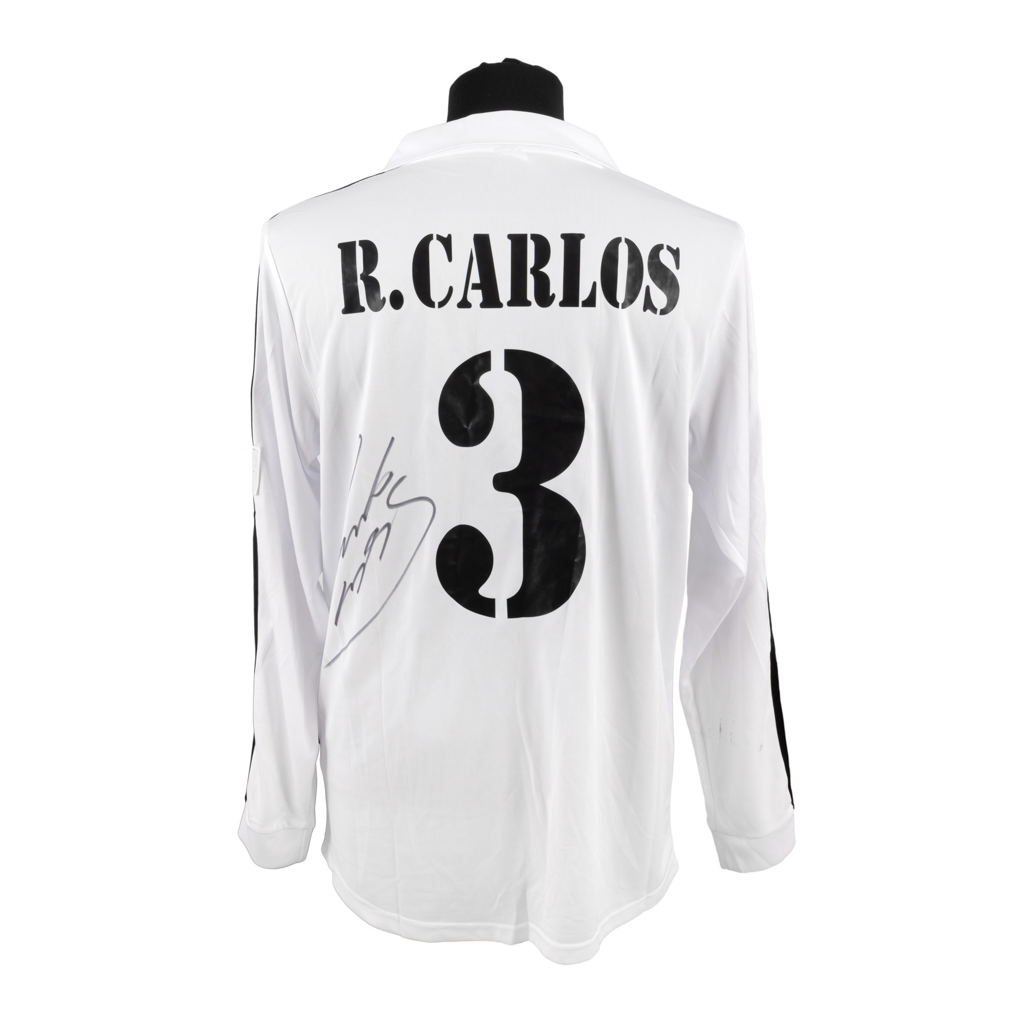 Tricou Real Madrid, cu semnătura olografă a lui Roberto Carlos
