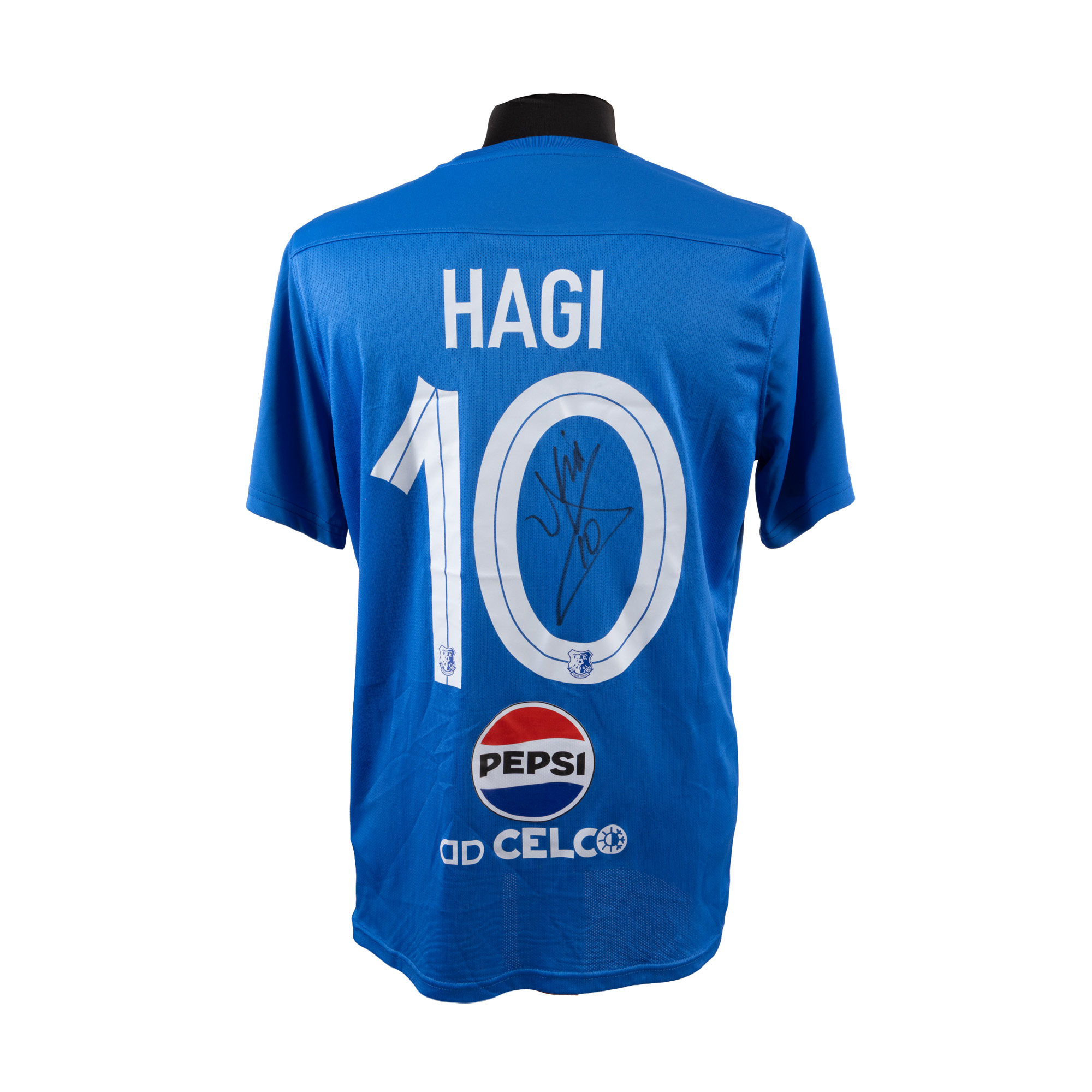 Tricou Farul Constanța, cu semnătura olografă a lui Gheorghe Hagi