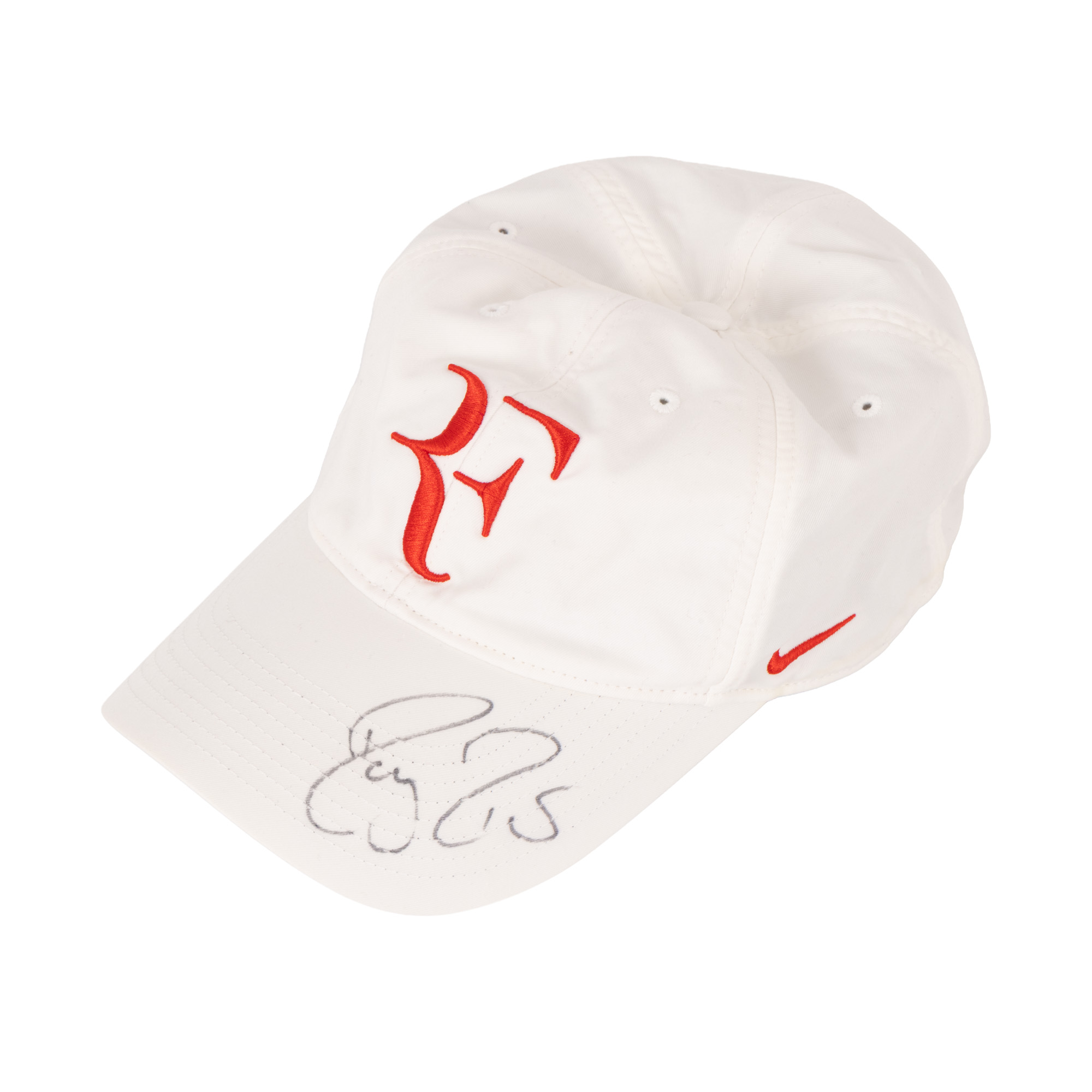 Șapcă Nike, cu semnătura olografă a lui Roger Federer