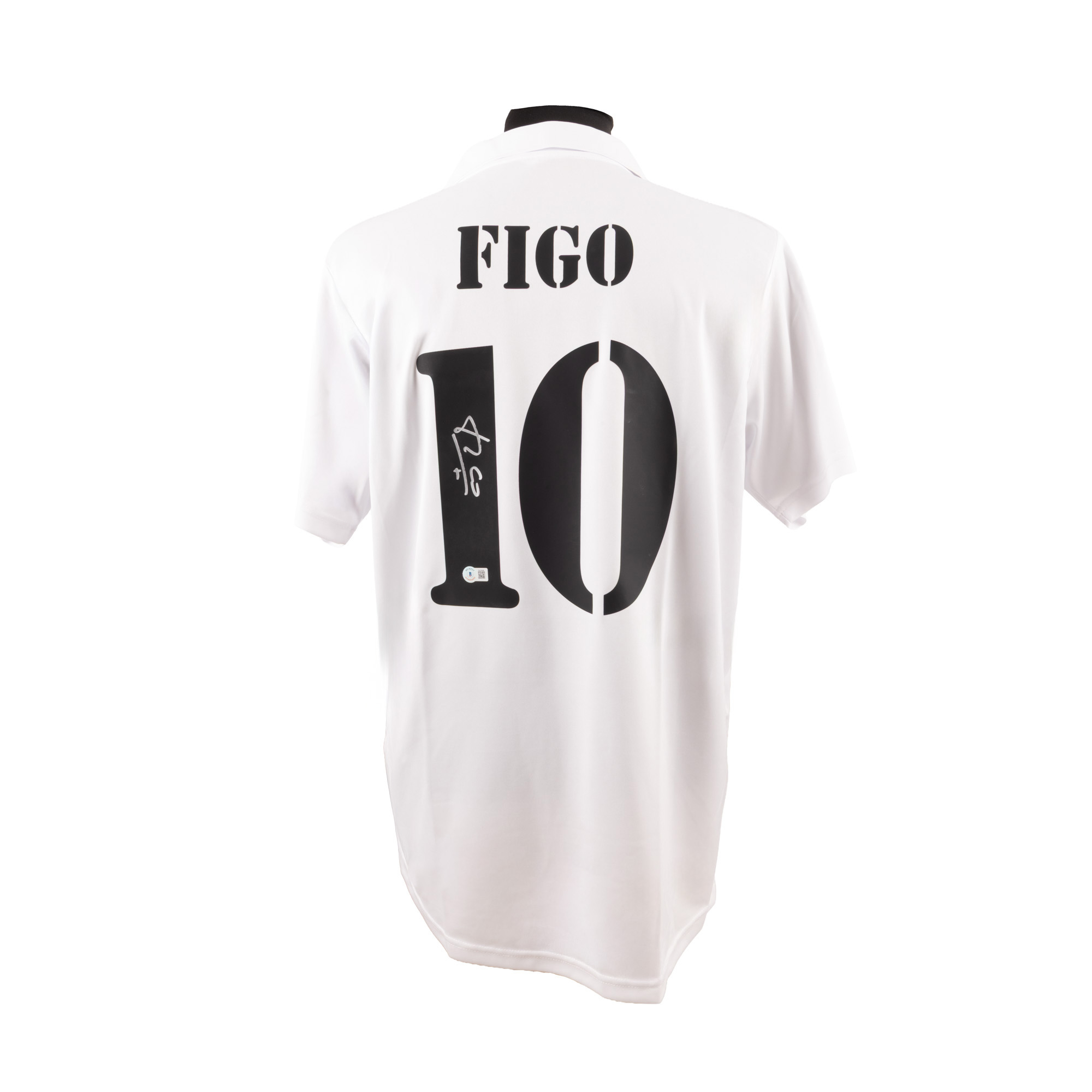 Tricou Real Madrid, cu semnătura olografă a lui Luis Figo, înrămat