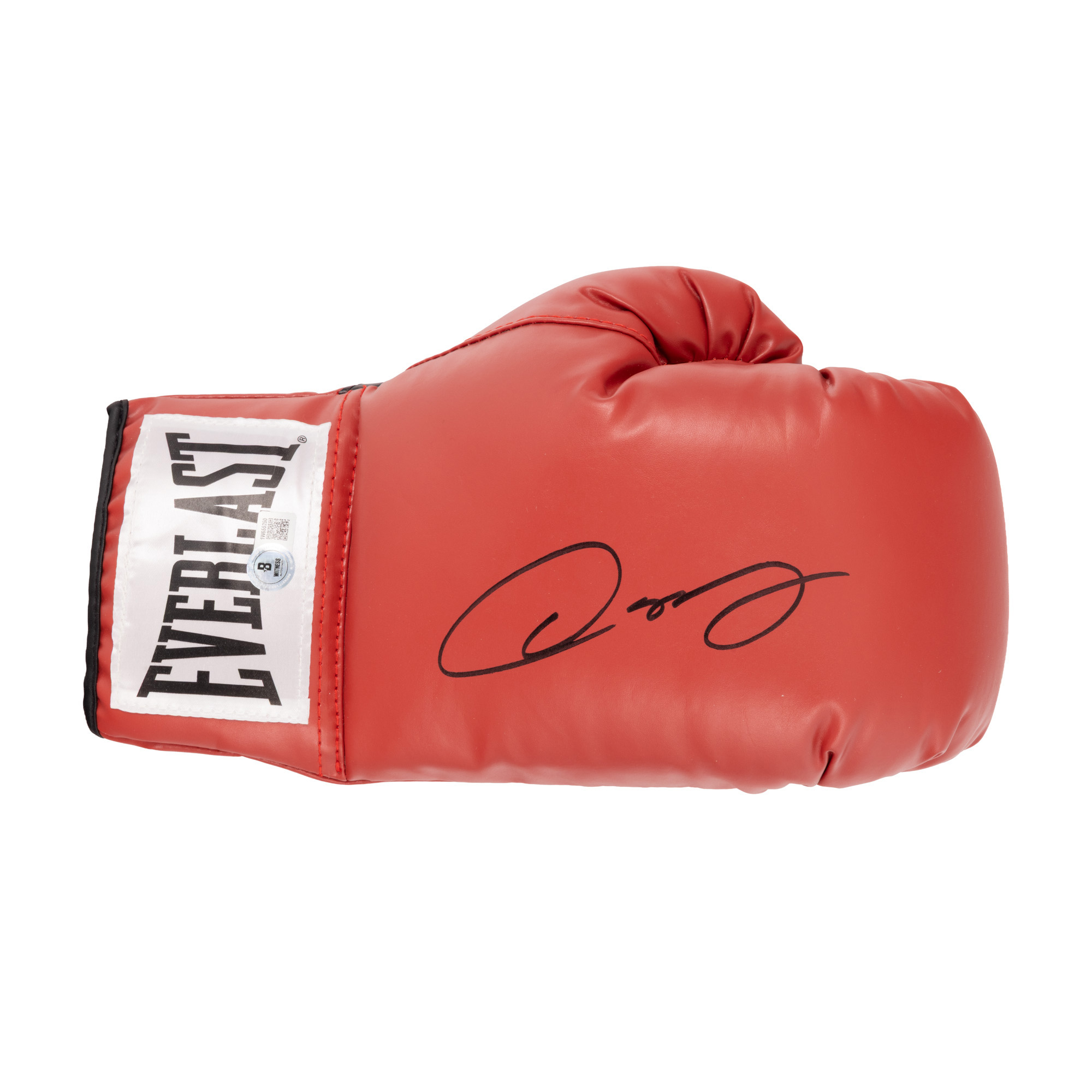 Boxing glove, with Oscar de la Hoya's holograph signature