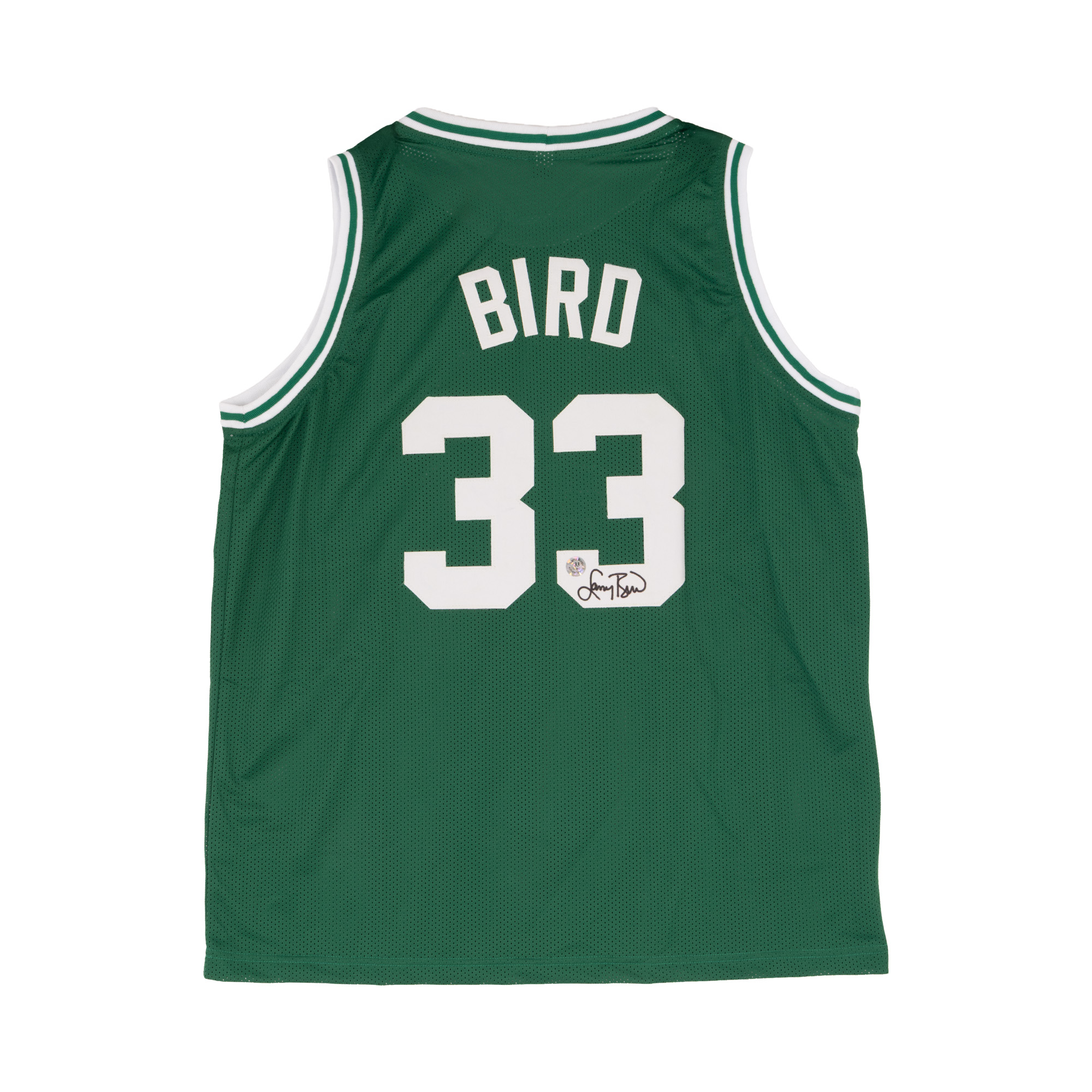 Tricou Boston Celtics, cu semnătura olografă a lui Larry Bird, înrămat