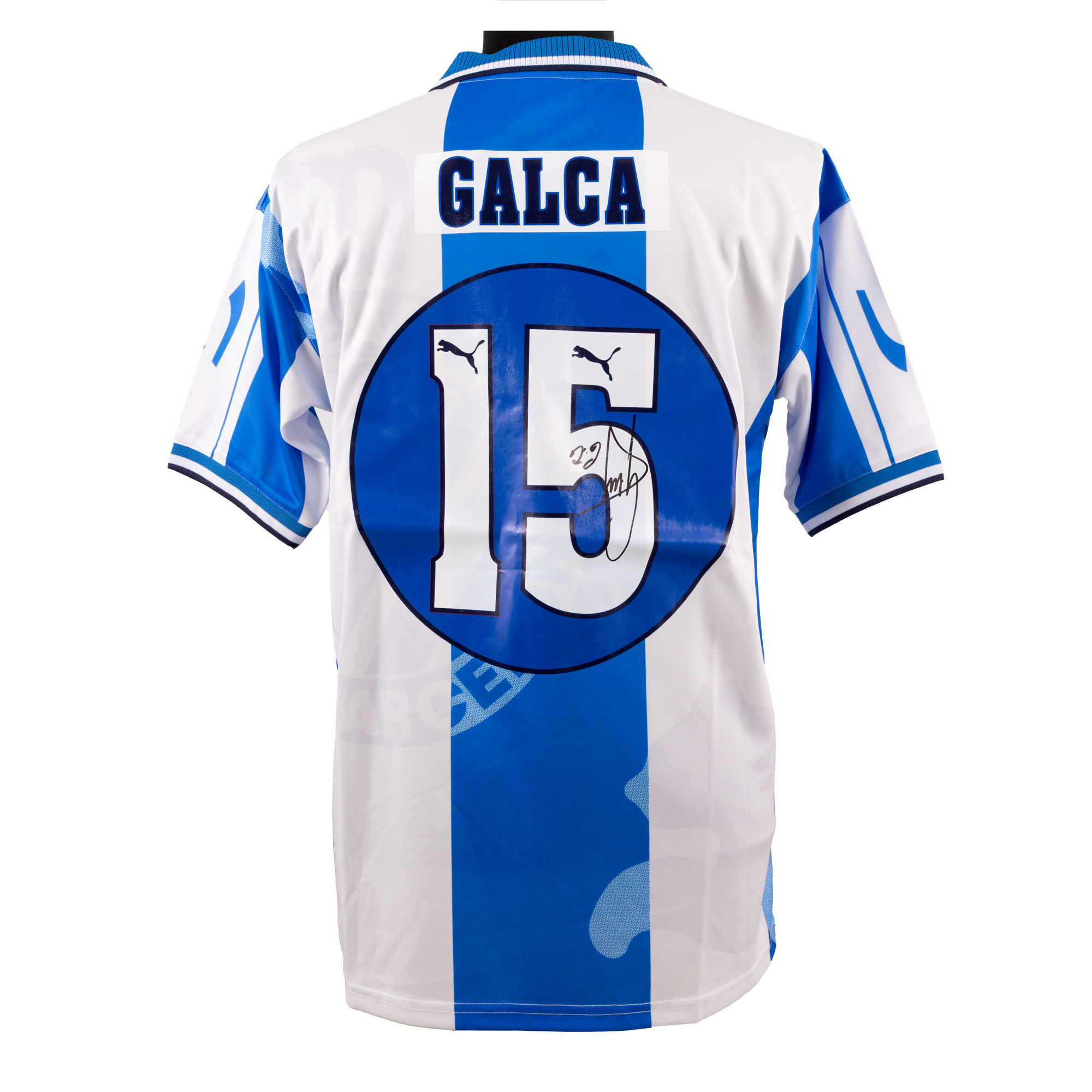 Tricou RCD Espanyol, cu semnătura olografă a lui Constantin Gâlcă