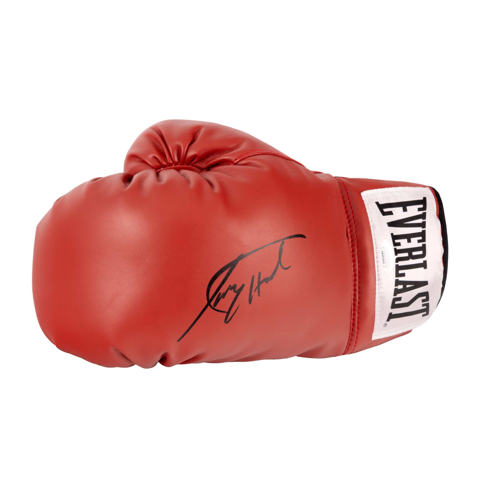 Mănușă de box, cu semnătura olografă a lui Larry Holmes
