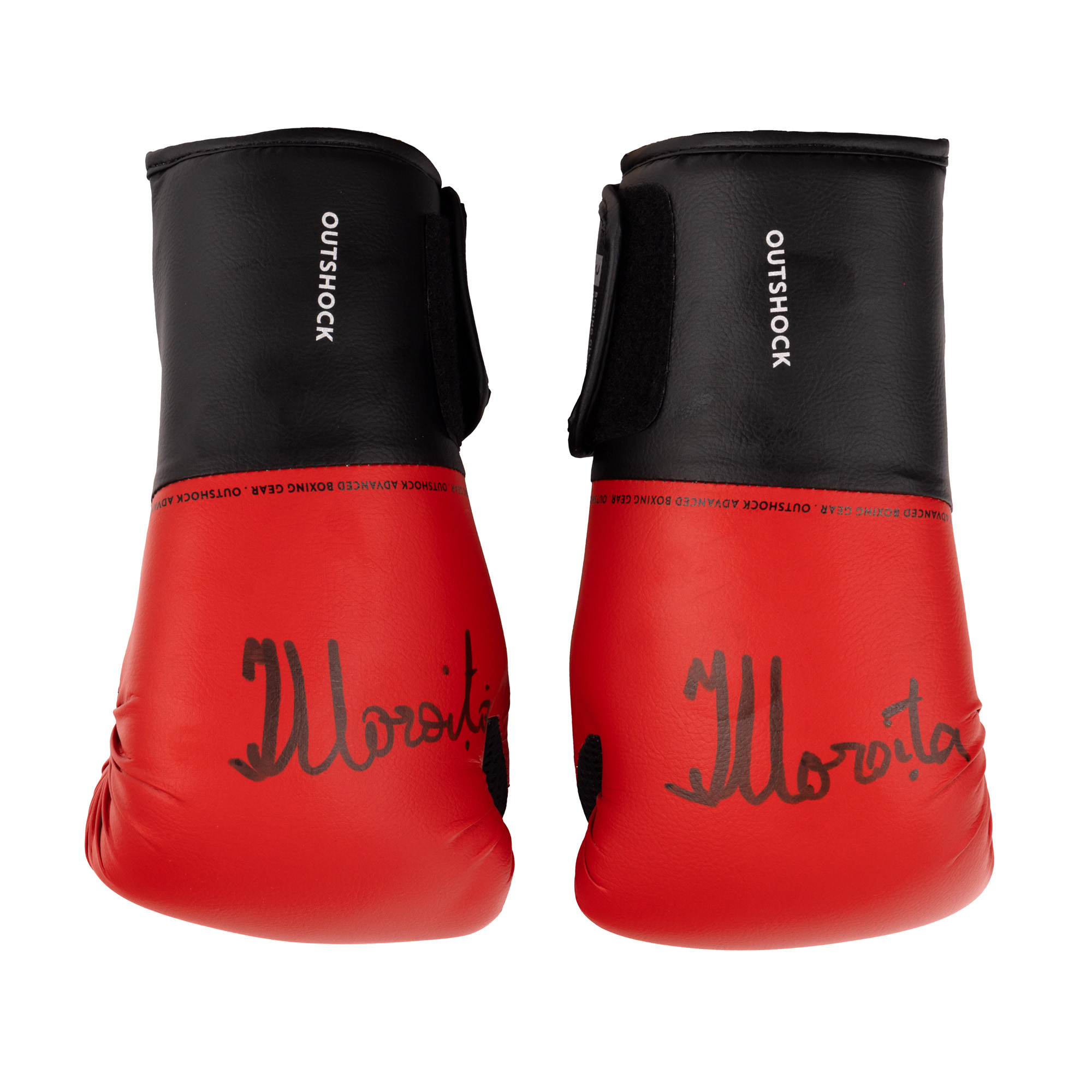 Pereche de mănuși de box, cu semnătura olografă a lui Ion Moroiță