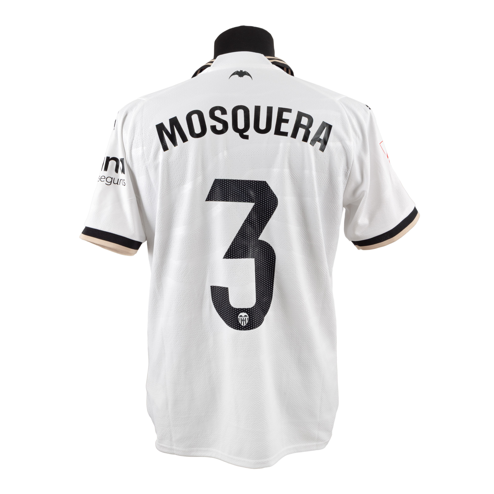 F. C. Valencia T-shirt, with Cristhian Mosquera's holographic signature
