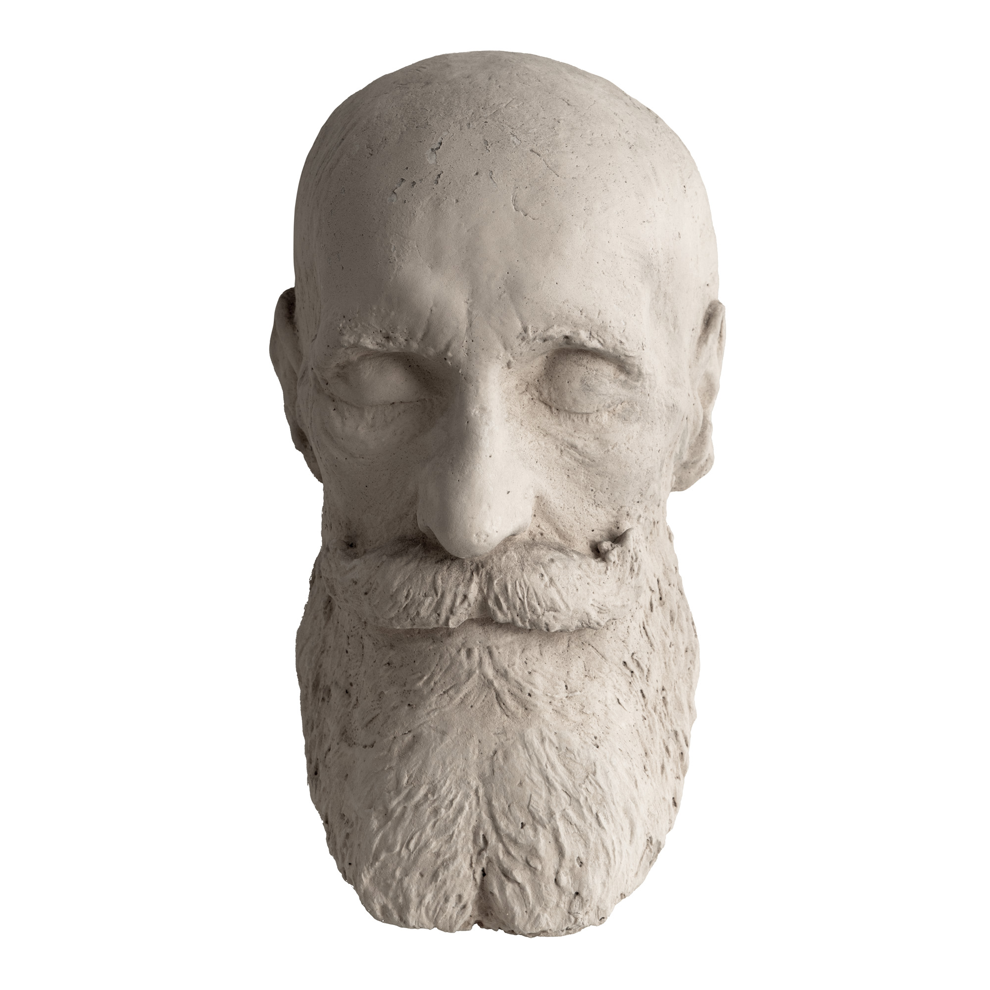 The death mask of economist Eugeniu Carada, founder of the National Bank
