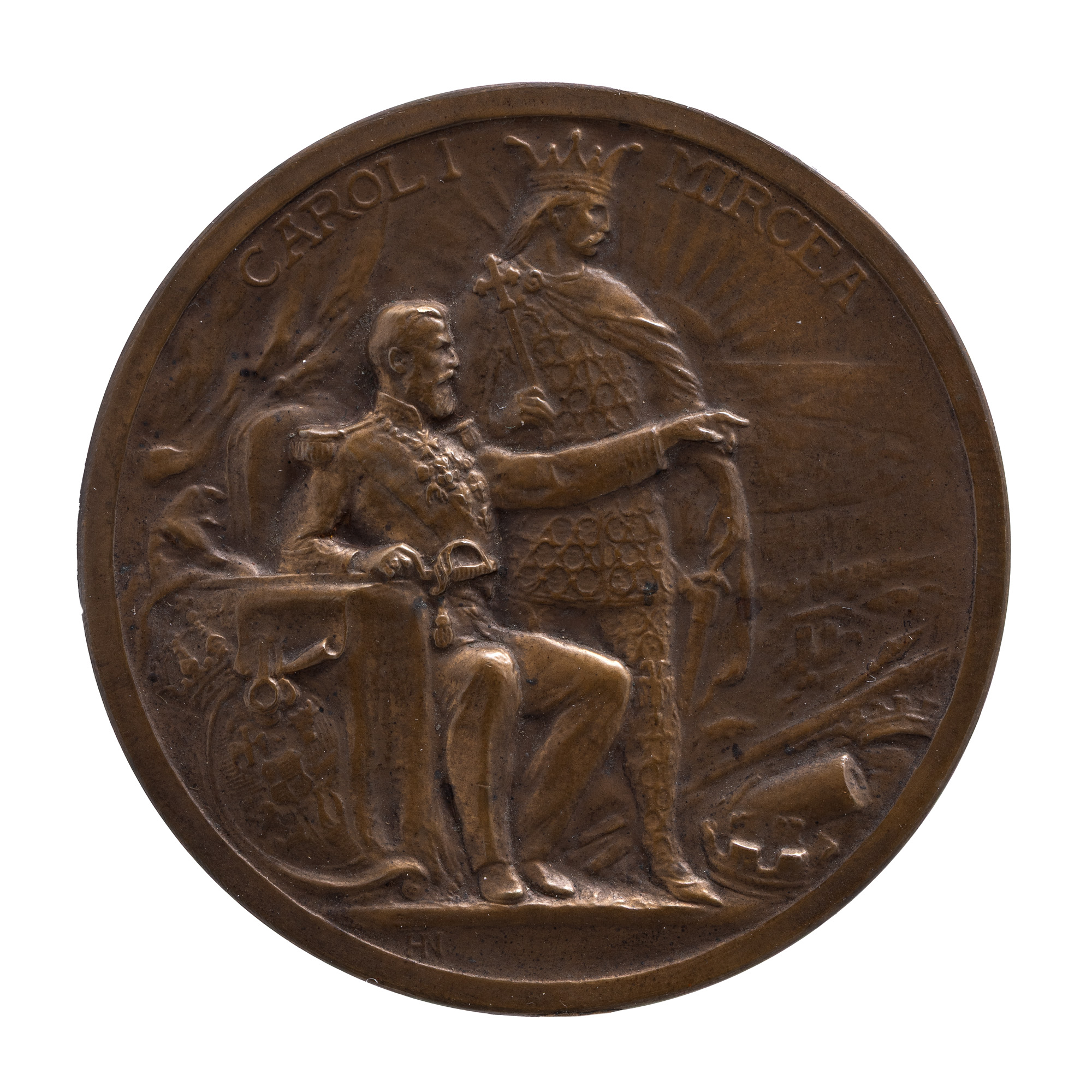 "Peace of Bucharest 1913" Medal, engraver Henry Noco, 1913
