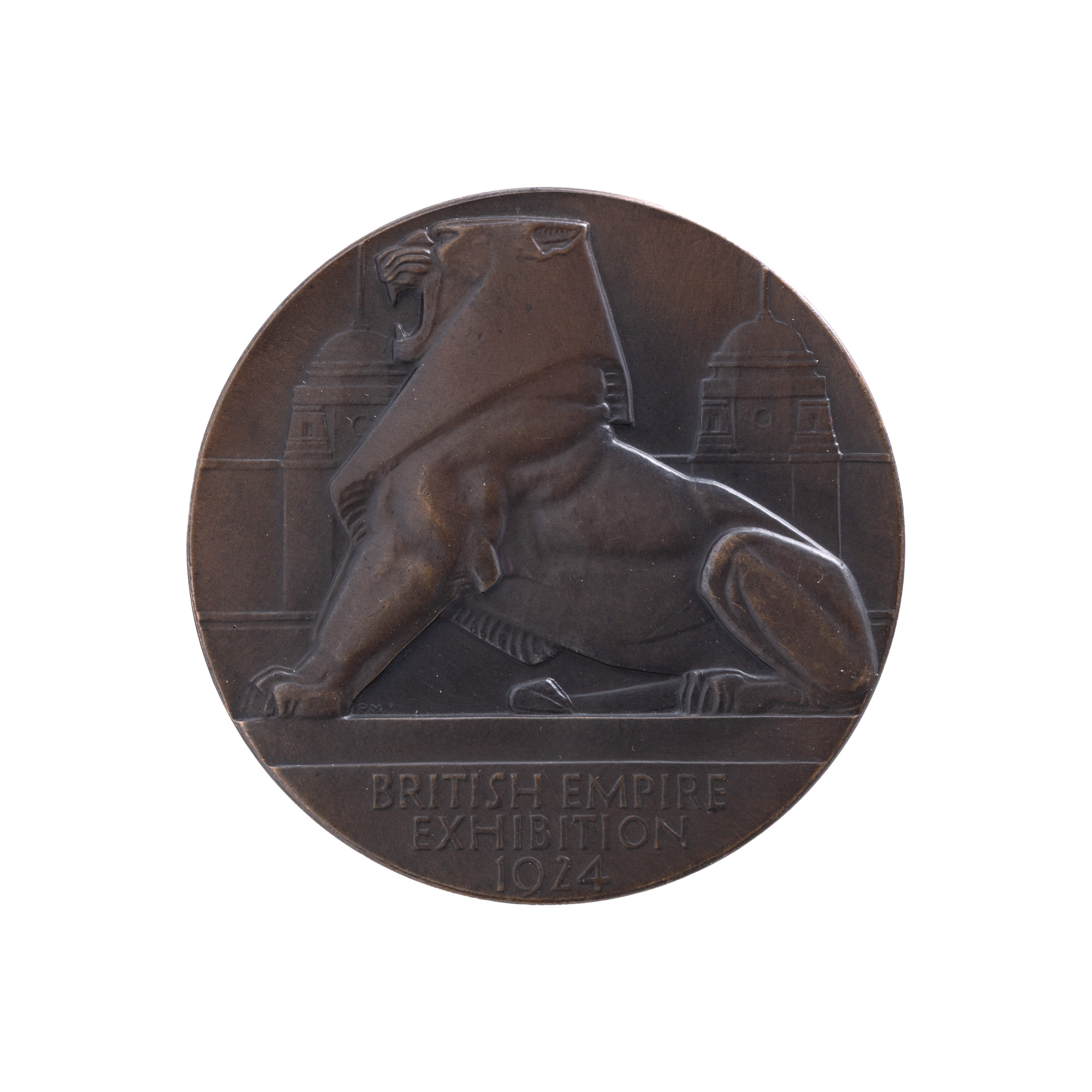 Medalie ”Expoziția Imperiului Britanic 1924”, gravor Bertram Mackennal, 1924