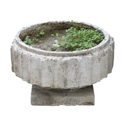 Neo-Classical style jardiniere, decorated with fluting