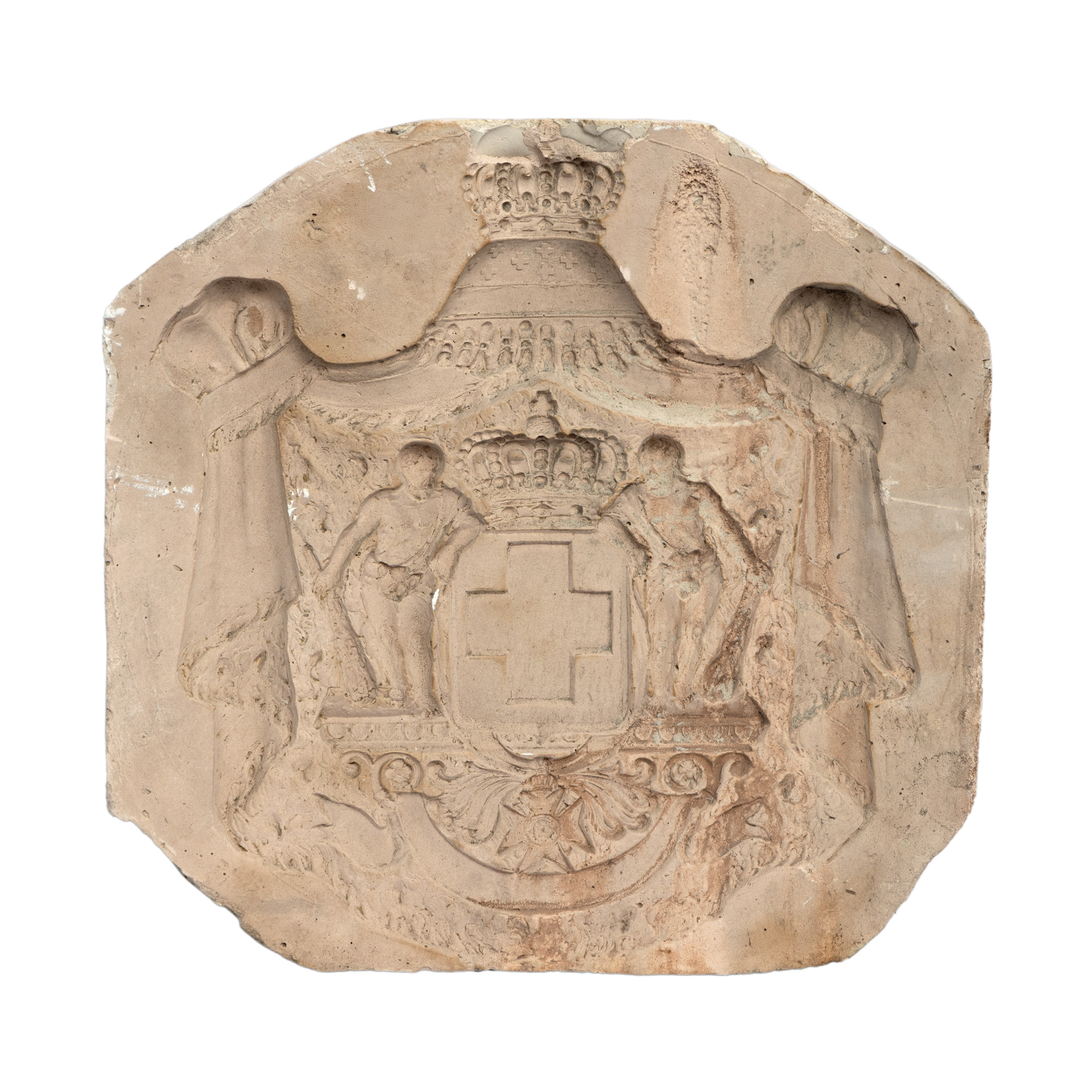 Machetă pentru un basorelief nobiliar