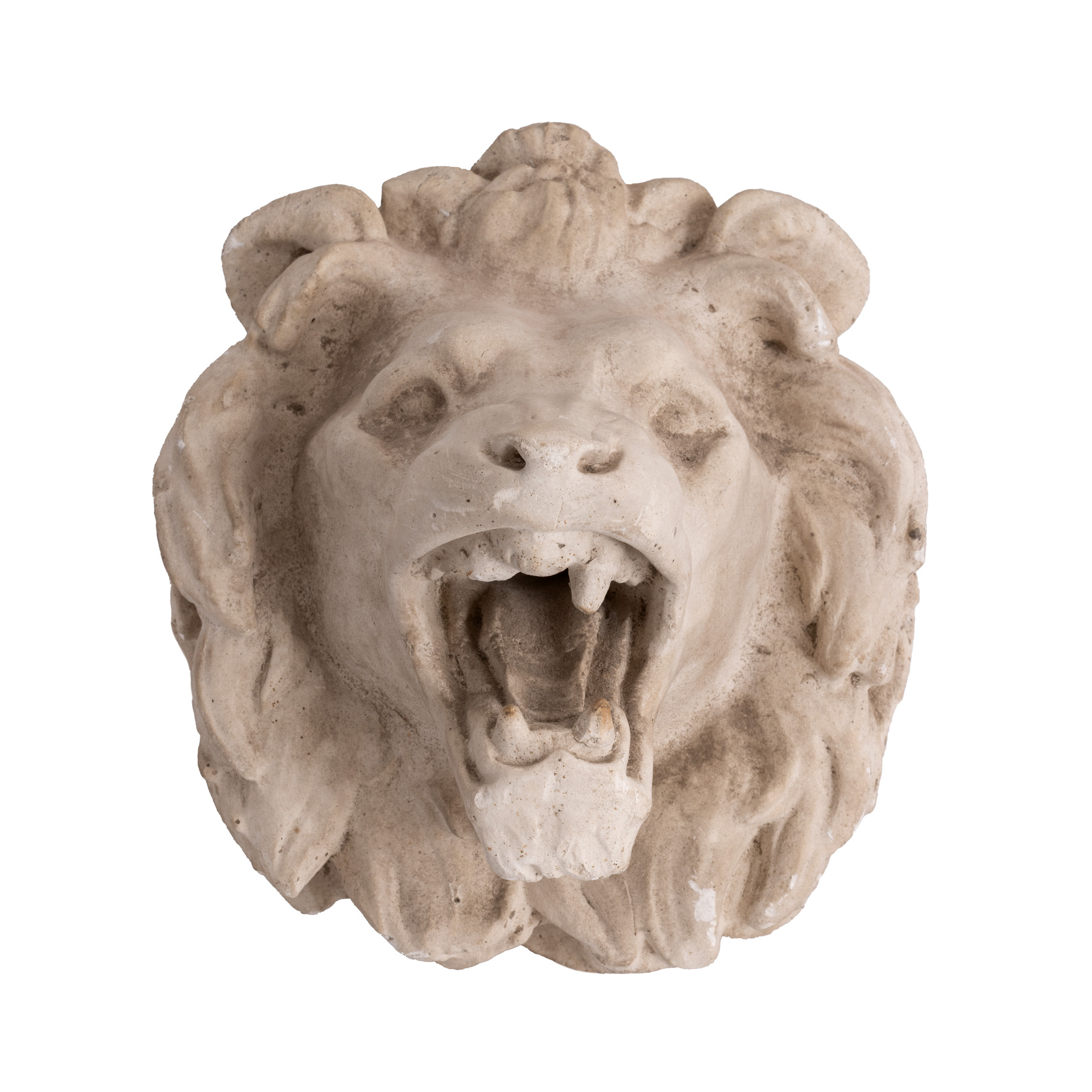 Ornament arhitectural realizat sub formă de leu, decora fațada casei Becker din cartierul Uranus