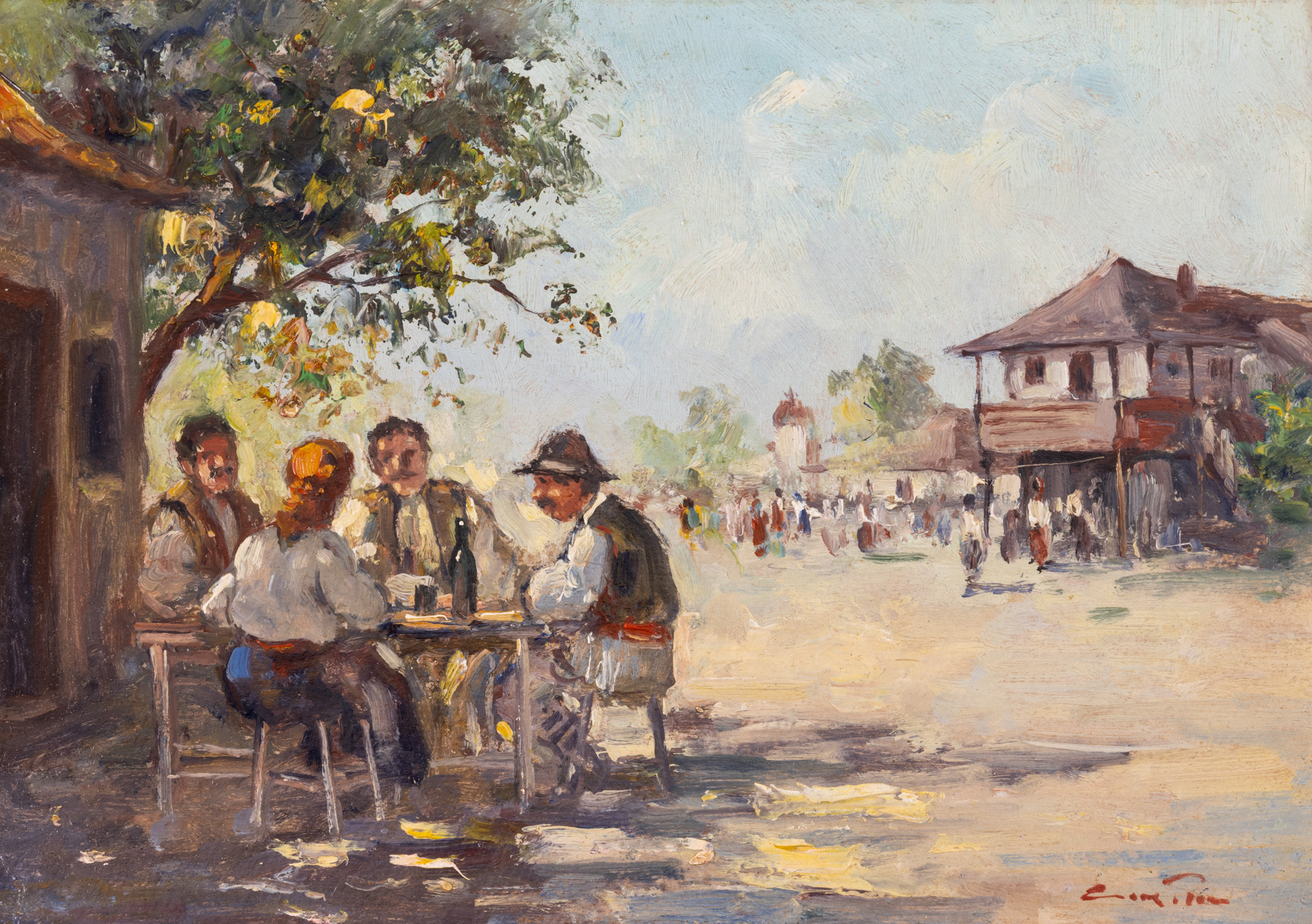 La cârciuma satului