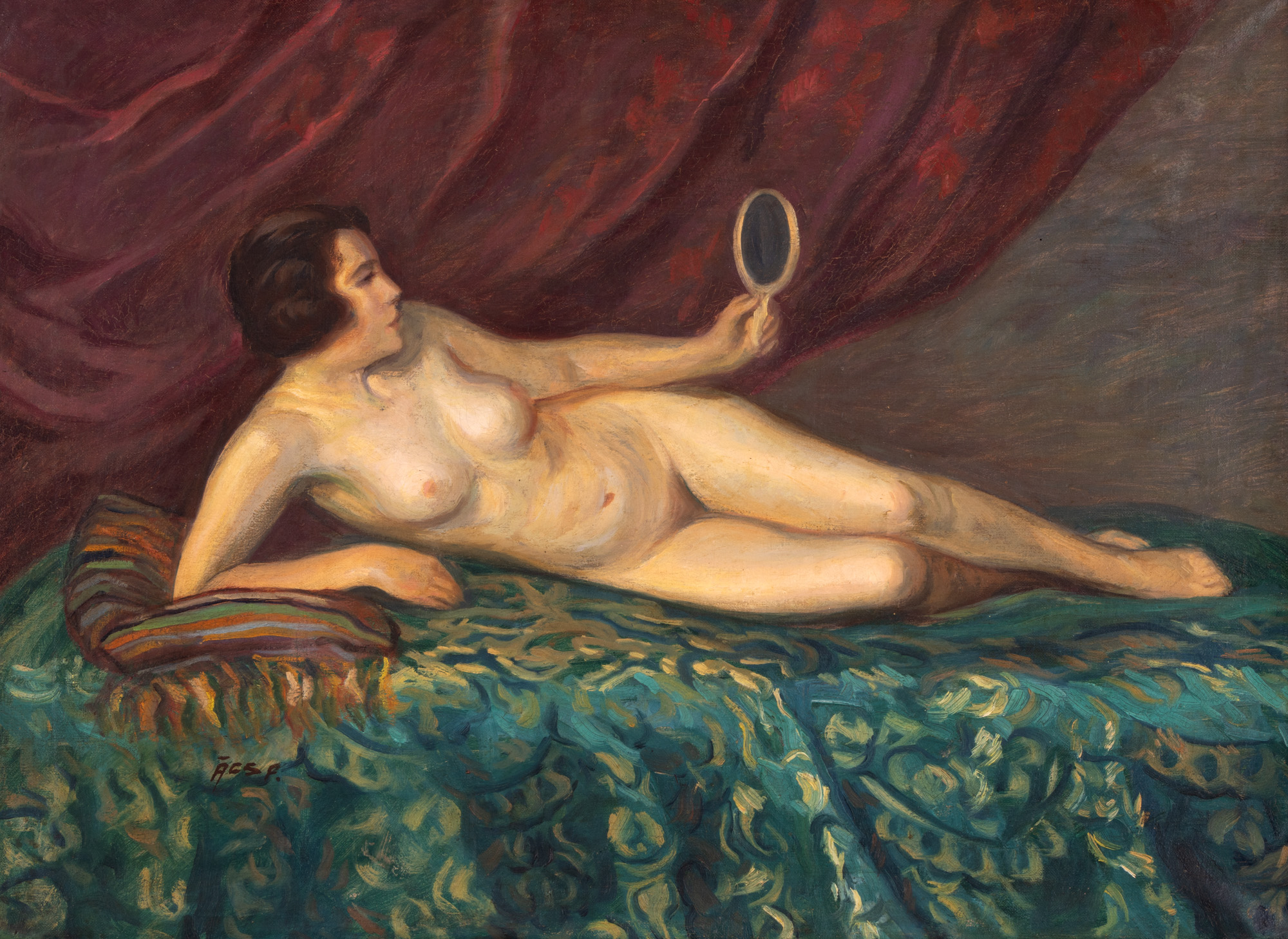 Nud cu oglindă