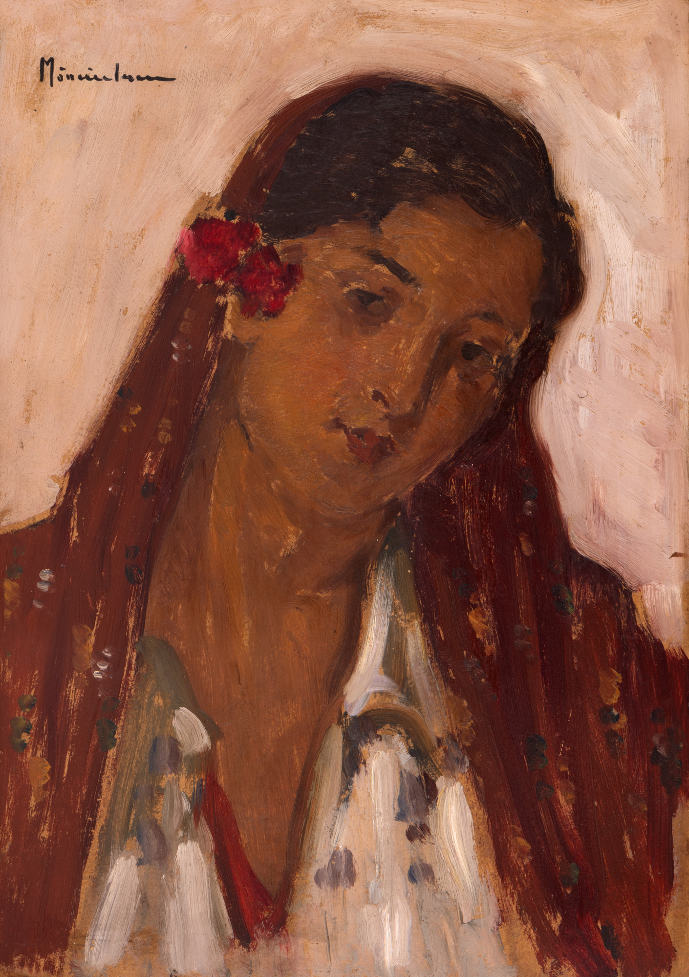 Doll with a Flower in her Hair