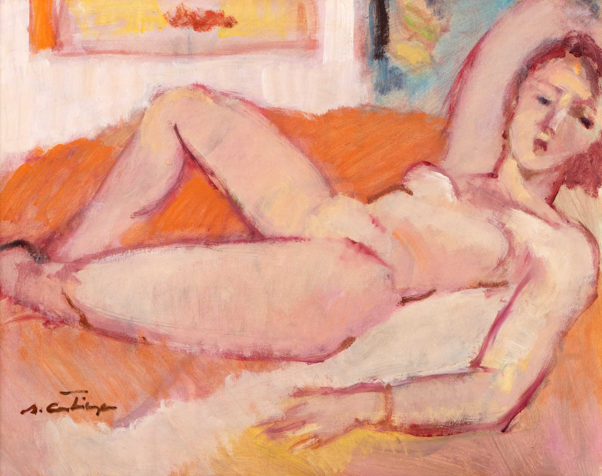 Nude on Divan