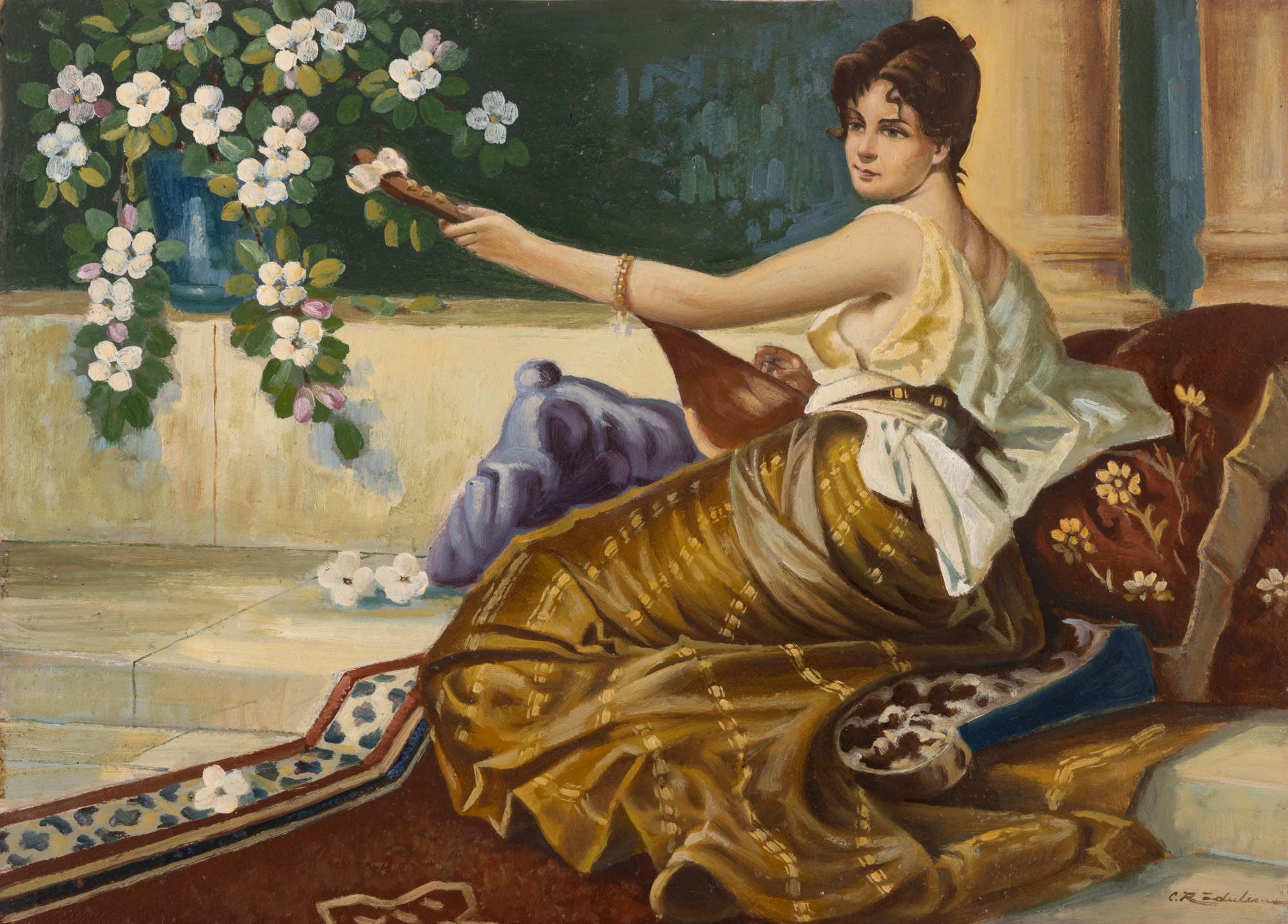 Odalisque with Lute