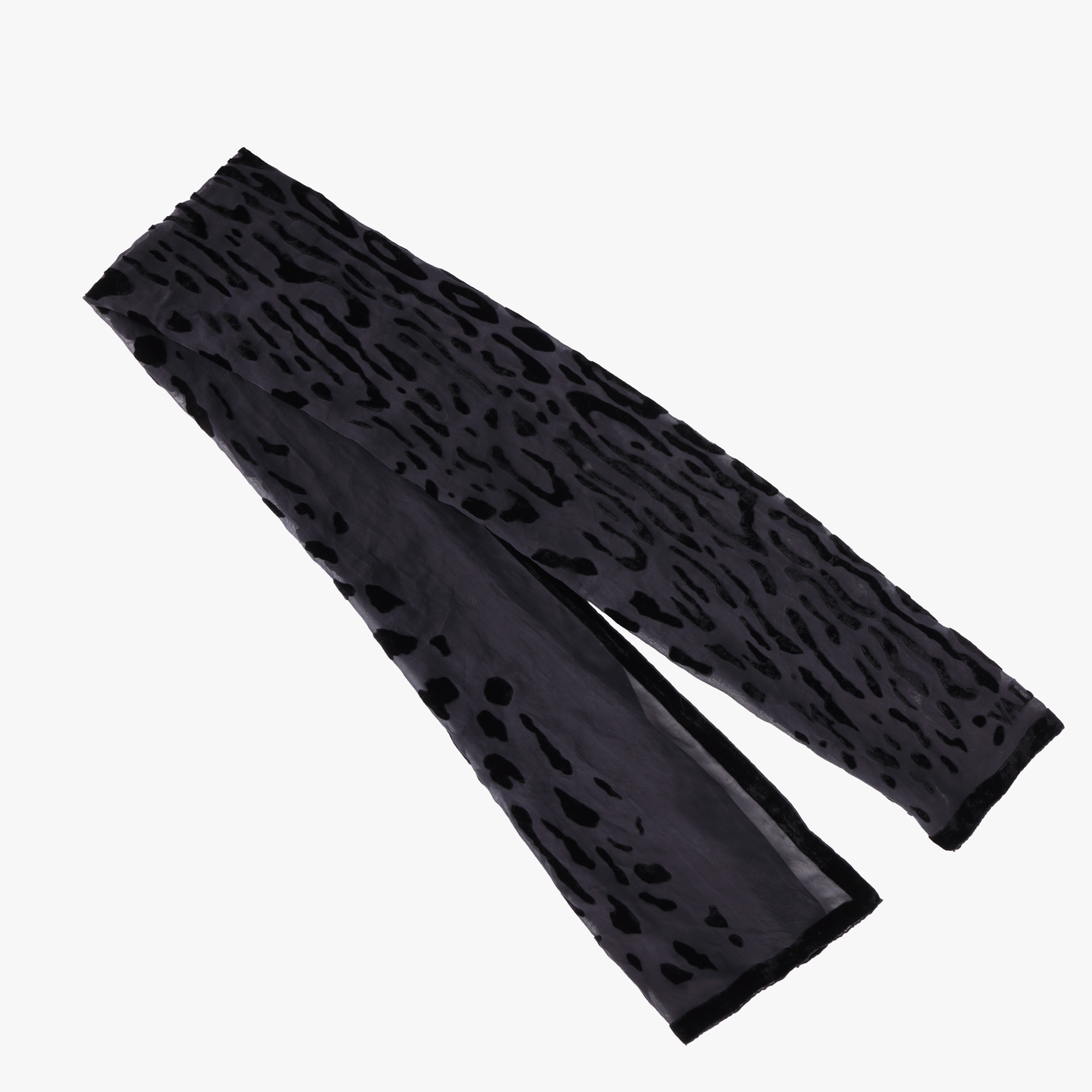 Valentino silk scarf, decorated with animal print