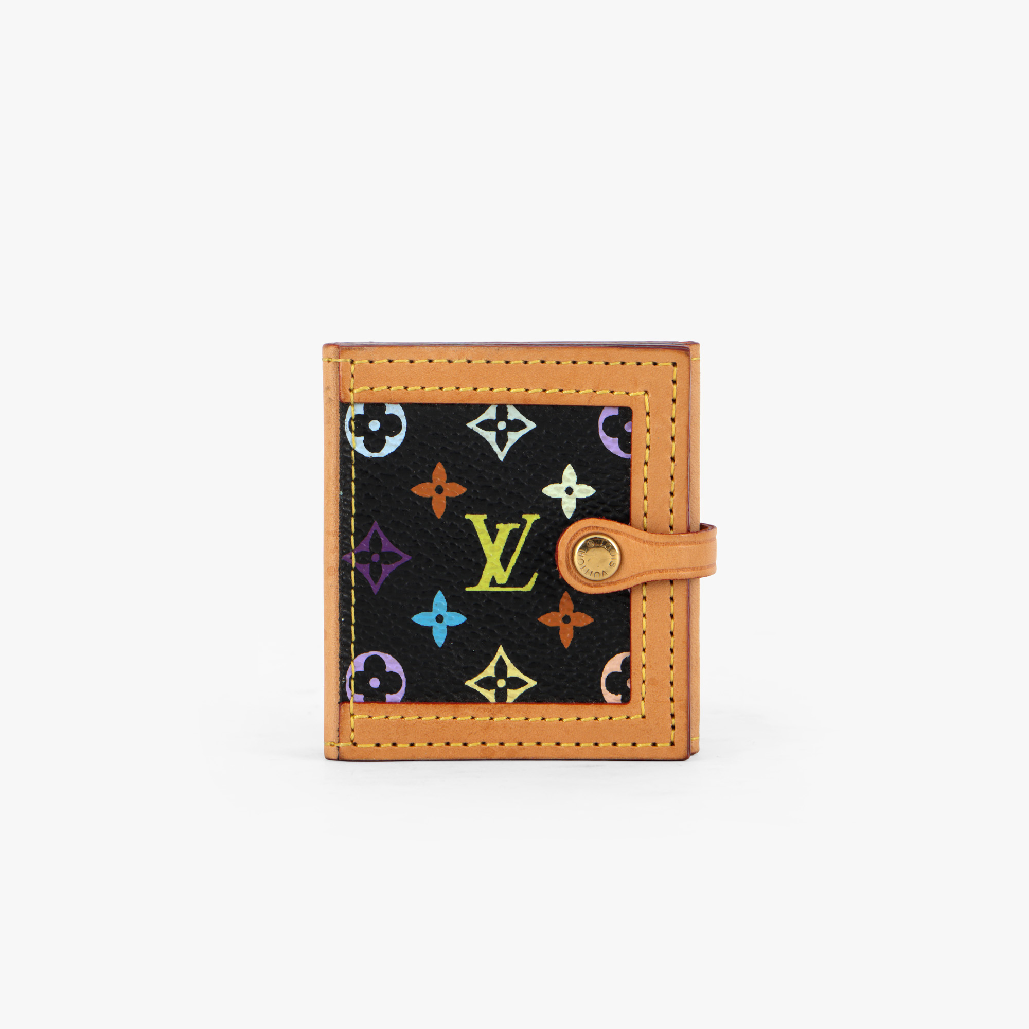 "LV x TM Monogram Multicolor Mini Photo Holder" - miniature Louis Vuitton album for photos, made in collaboration with Japanese artist Takashi Murakami