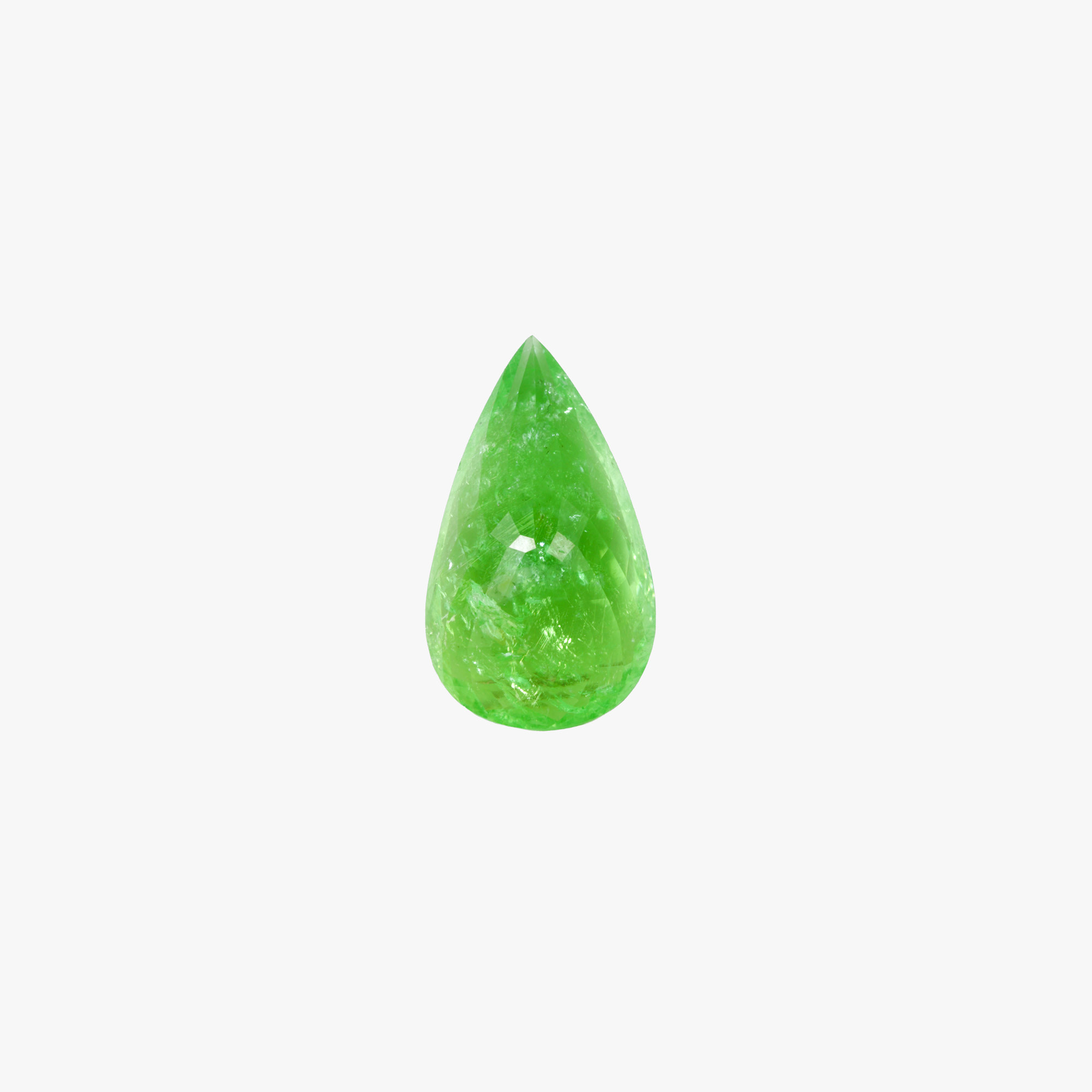 Neon Green Paraiba Tourmaline, approx. 10.25 ct, accompanied by AIGS gemological certificate