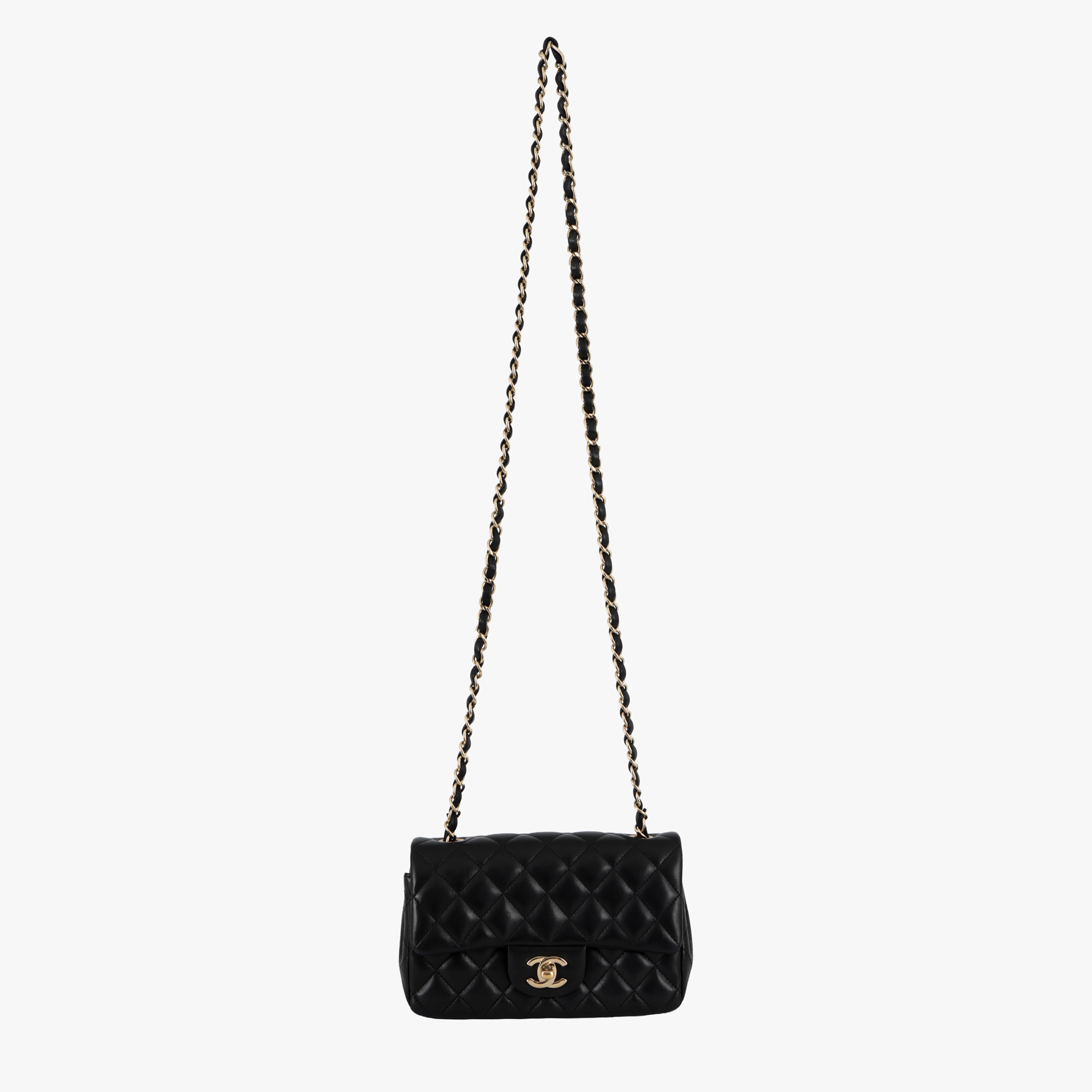 ”Mini Classic Flap Bag” - geantă Chanel, din piele