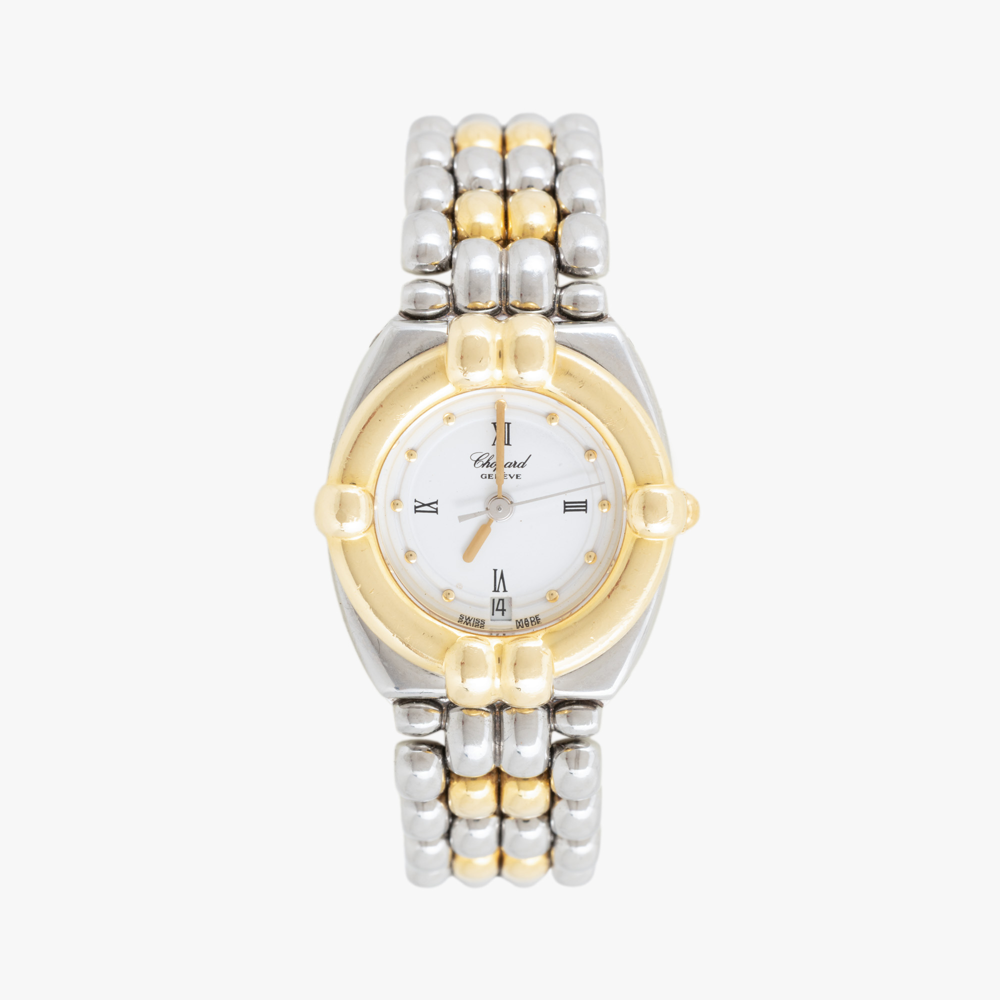 Ceas Chopard Gstaad, din aur și oțel, de mână, de damă