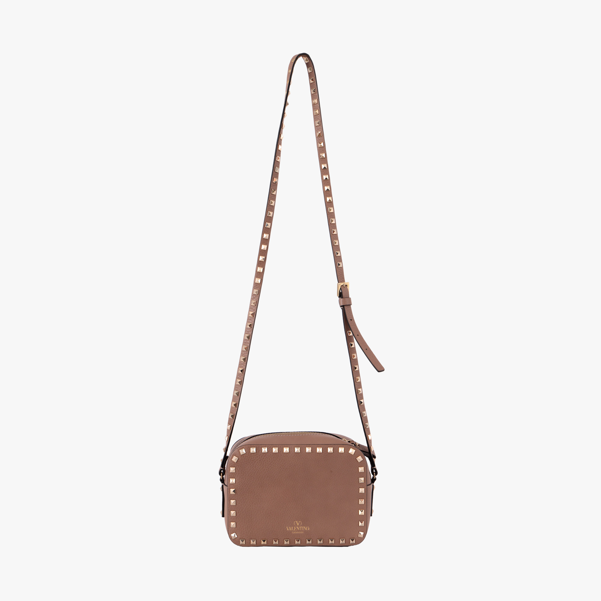 ”Rockstud Crossbody Bag” - geantă Valentino, din piele
